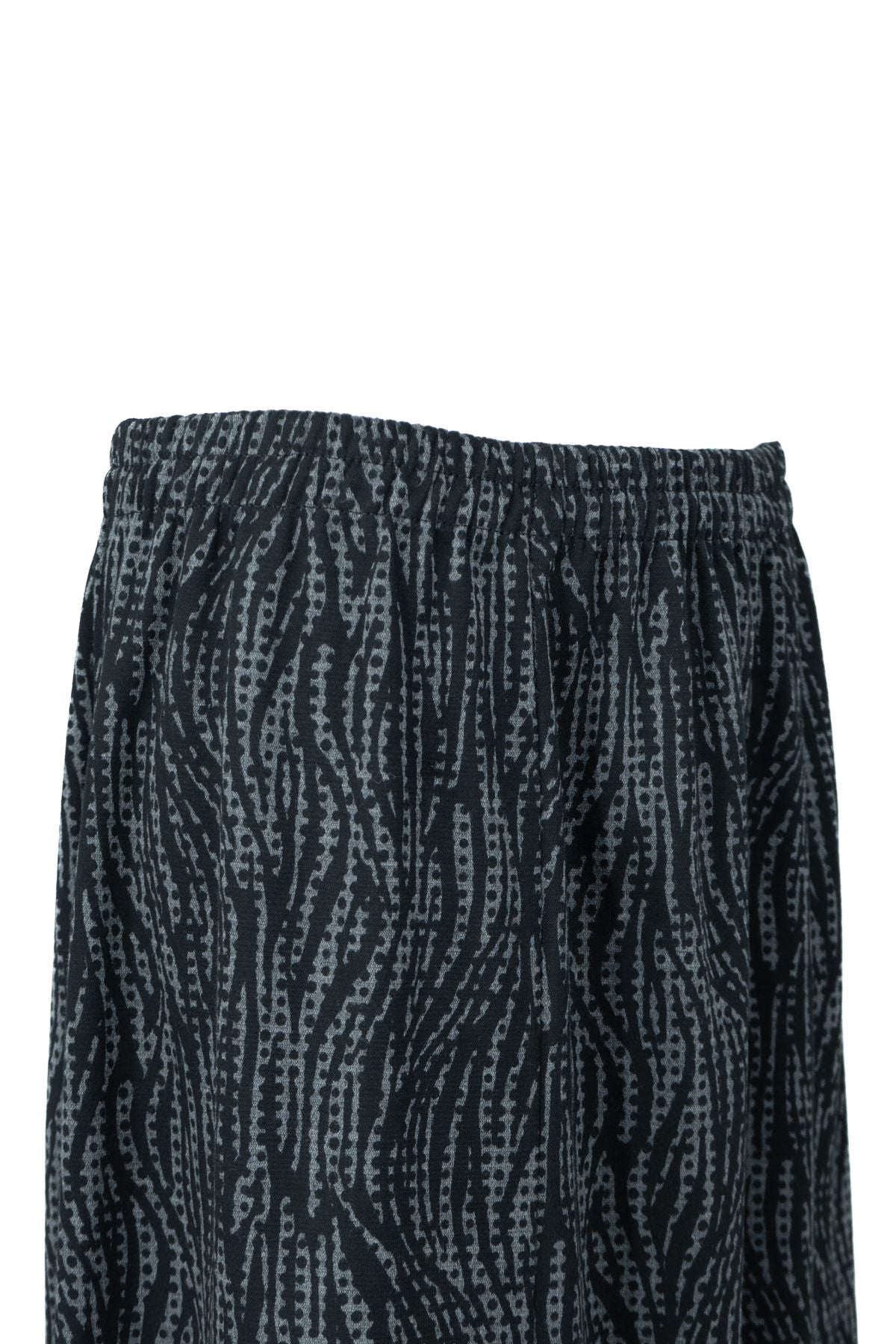 Kadın Kışlık Anne Etek Lizi Kumaş Parçalı Şık Sanat Desenli Beli Lastikli Rahat Kesim