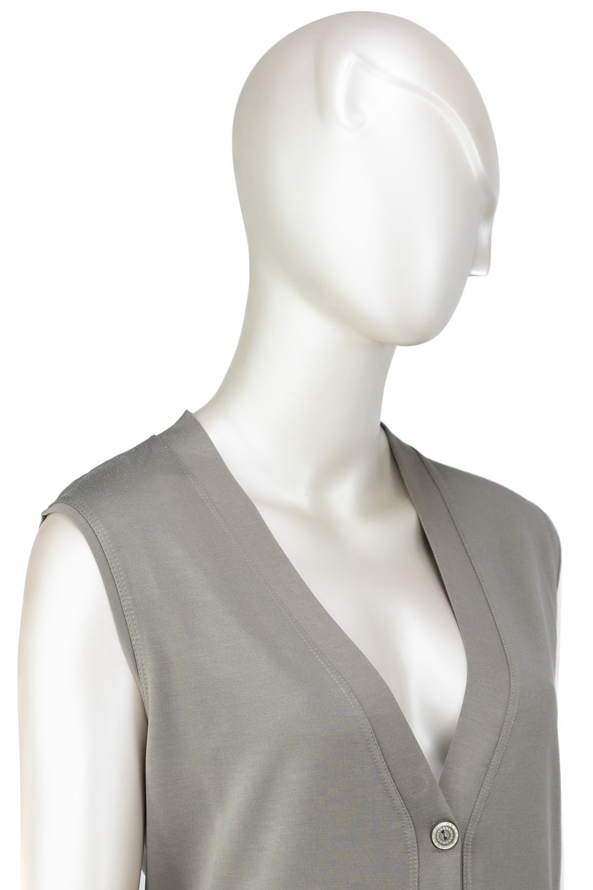 Kadın Glorya Penye Kumaş Anne Yelek Düz Renk Uzun Kollu Cepli Likrasız Rahat Kesim Tam Kalıp