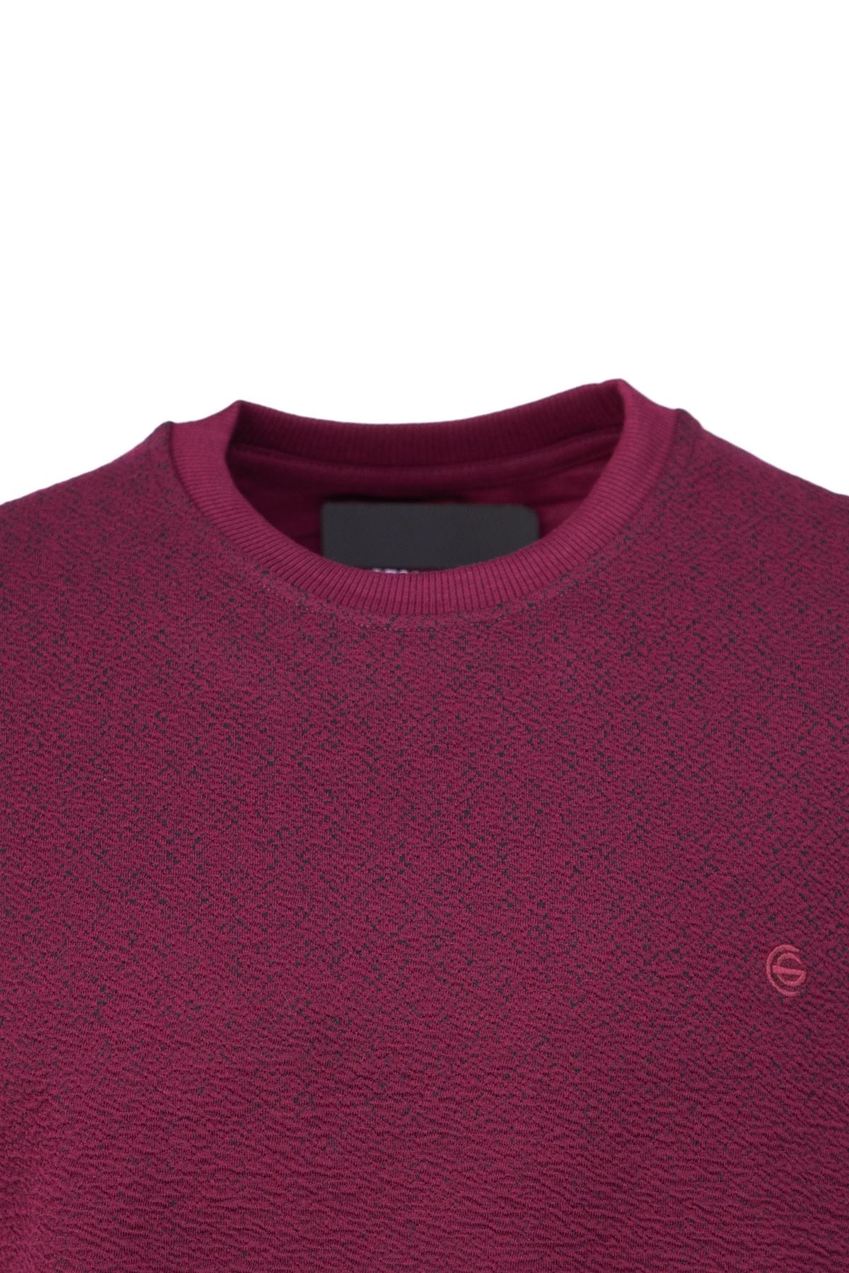 Erkek Mevsimlik Doğal Pamuklu Şık Sweatshirt Bisiklet Yaka Panolu Rahat Kesim Tam Kalıp