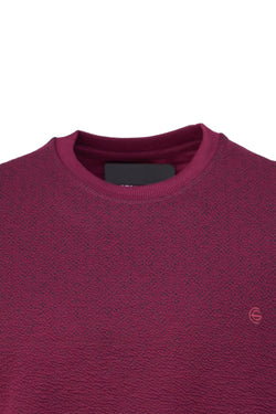 Erkek Mevsimlik Doğal Pamuklu Şık Sweatshirt Bisiklet Yaka Panolu Rahat Kesim Tam Kalıp