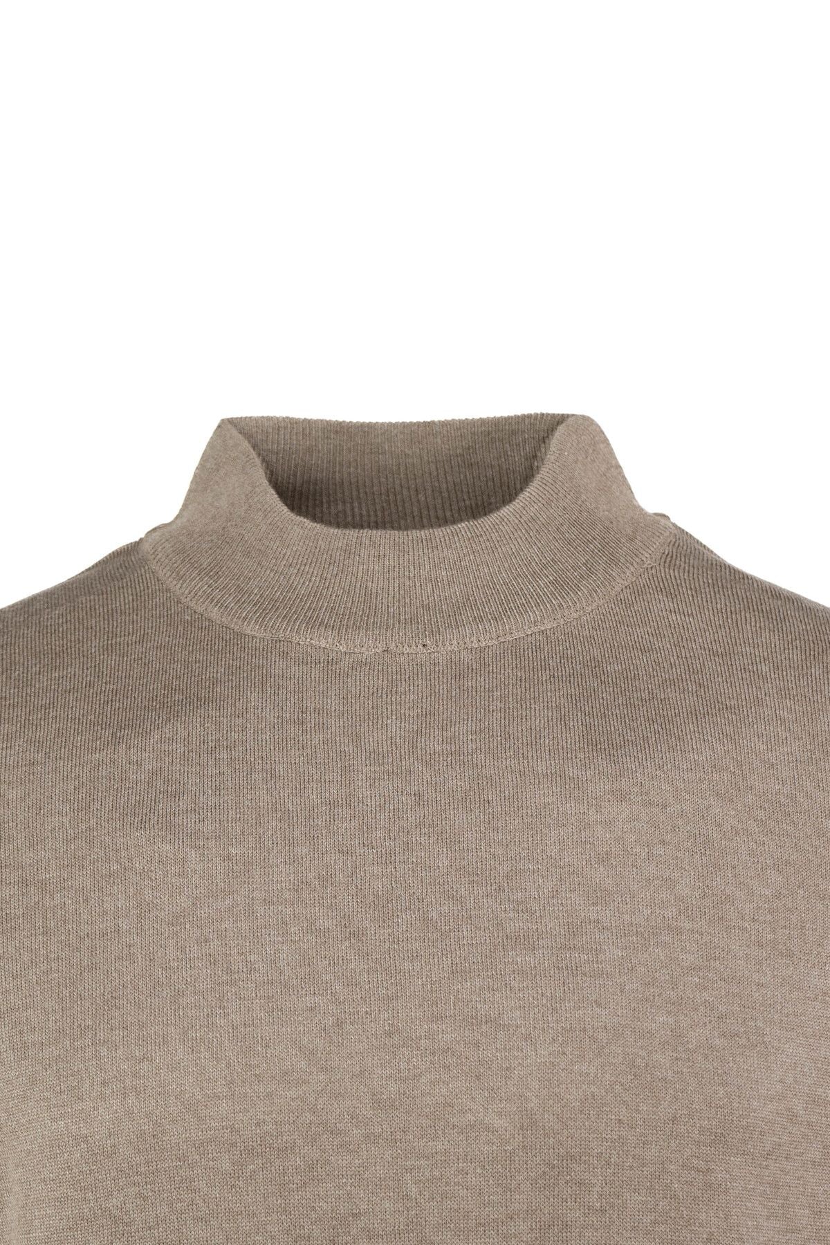 Erkek Mevsimlik Yünlü Örme Klasik Yarım Balıkçı Yaka Kazak Sık Örme Rahat Kesim Tam Kalıp