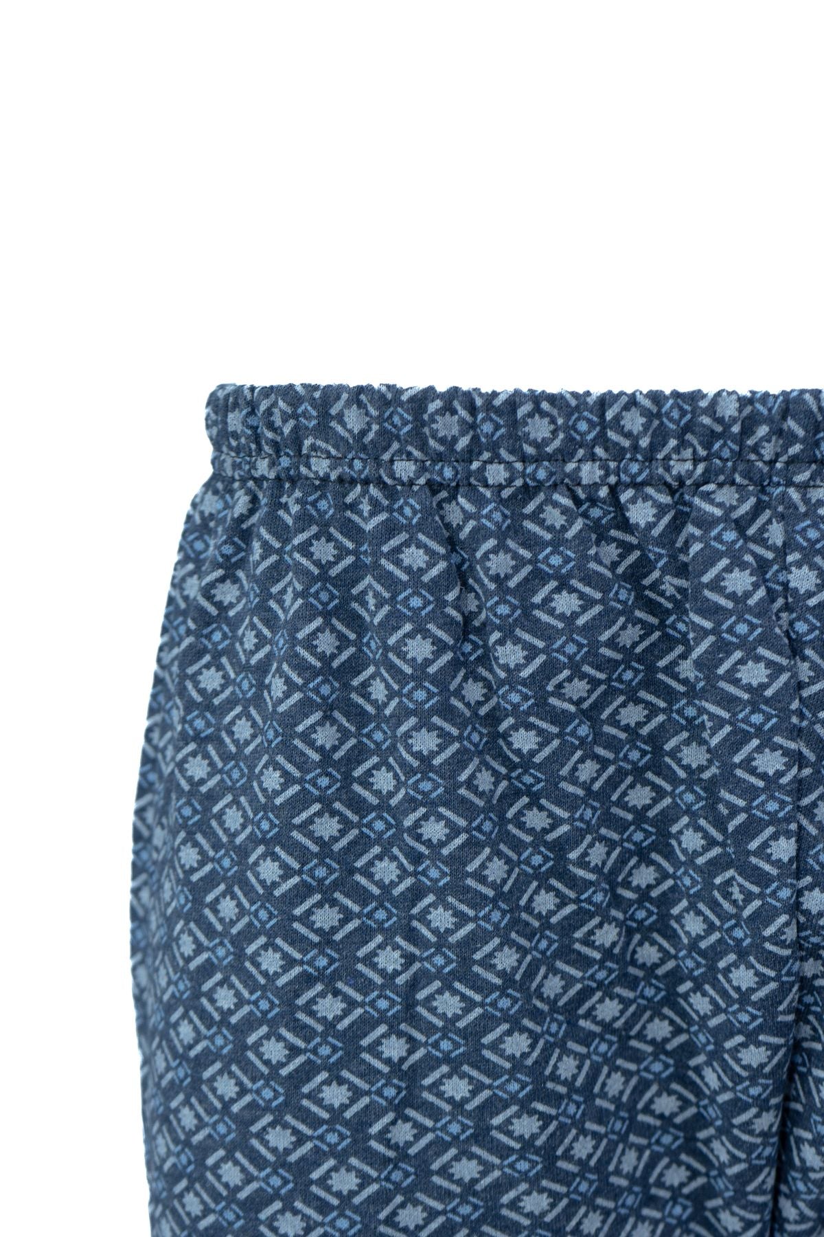 Erkek Kışlık içik Pijama Pamuklu Kalın içi Miflonlu Desenli PaçasıLastikli Sıcak Tutar Rahat