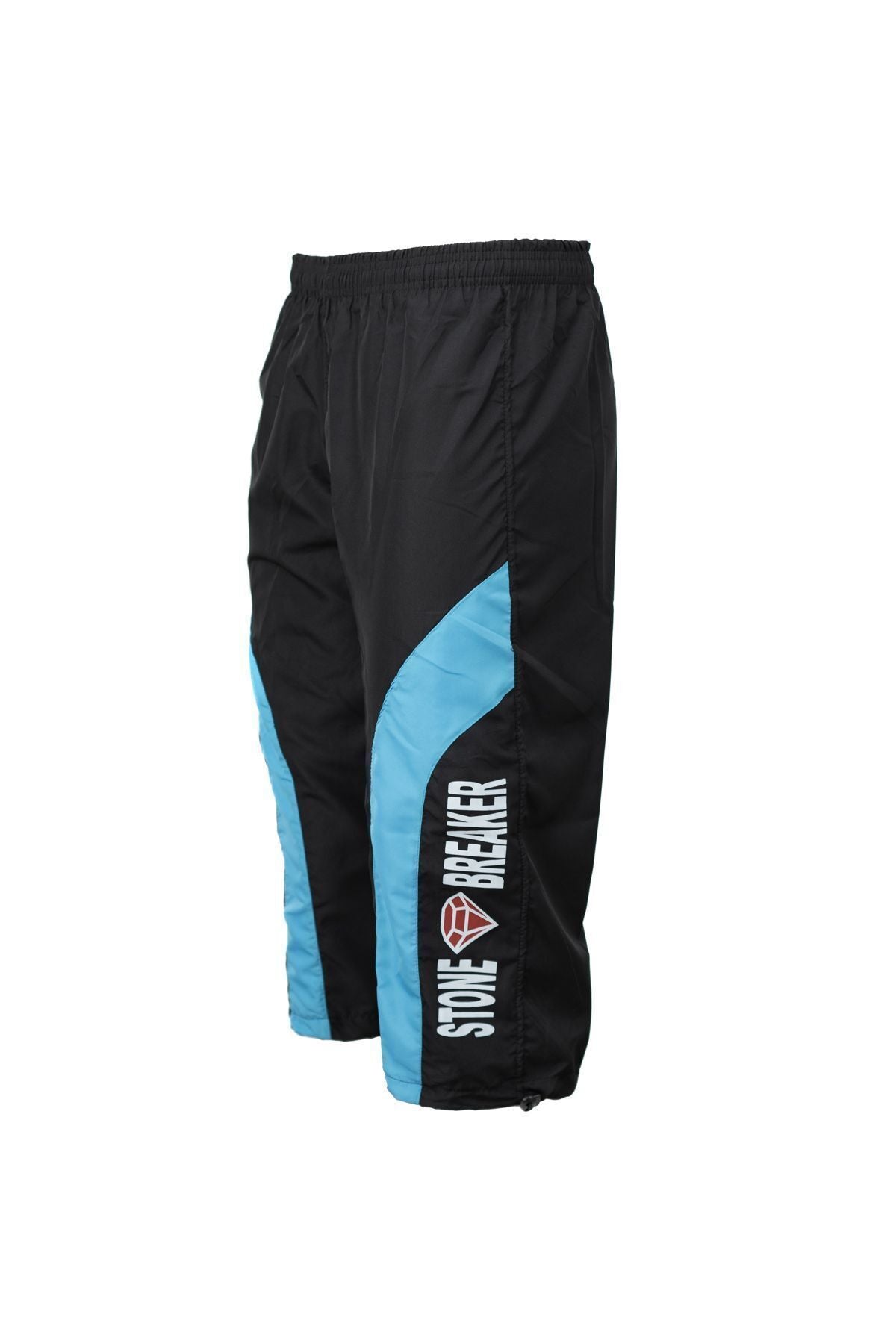 Erkek Deniz Şortu Kapri Baskılı Beli Lastikli ve Bağcıklı Cepli SuTutmayan Rahat Hafif Kumaş