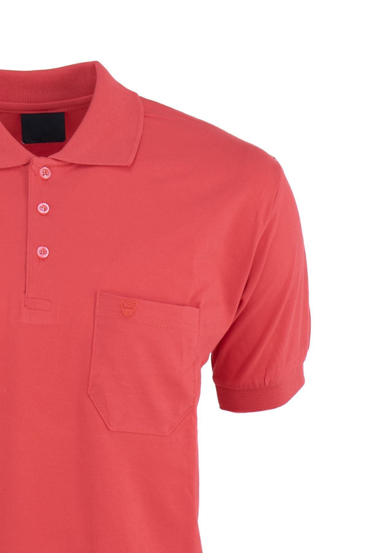 Erkek Polo Yaka Cepli Kısa Kollu Hilfiger Model Normal Kesim Pamuklu Lakos Kumaş Tişört