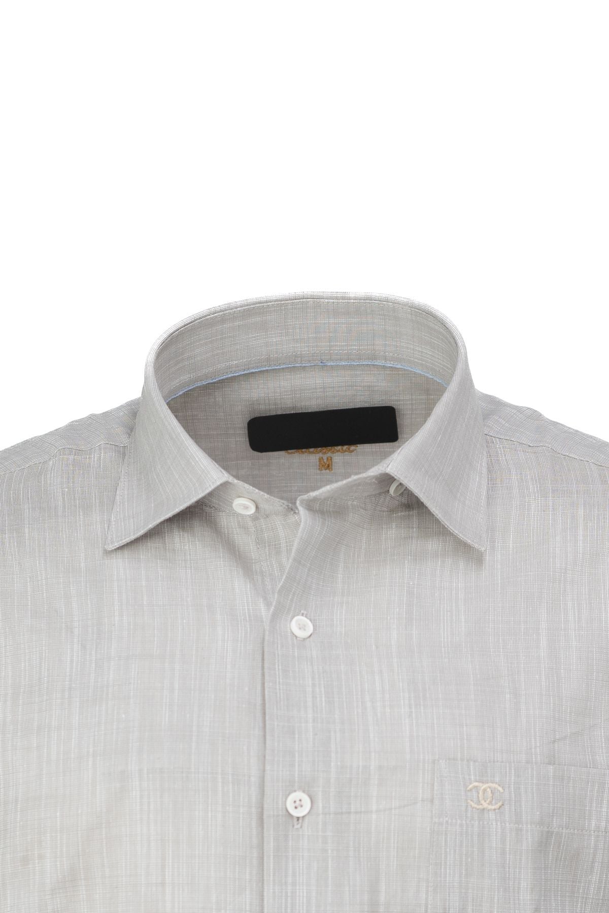 Erkek Kısa Kollu Gömlek %100 Premium Pamuk Kumaş Kısa Kol Cepli Rahat Yakası içten Düğmeli