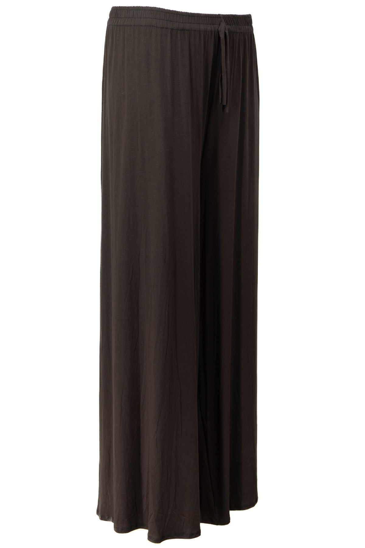 Kadın Beli Lastikli Battal Beden Rahat Kesim Likralı Turlu Viskon Penye Kumaş Pantolon