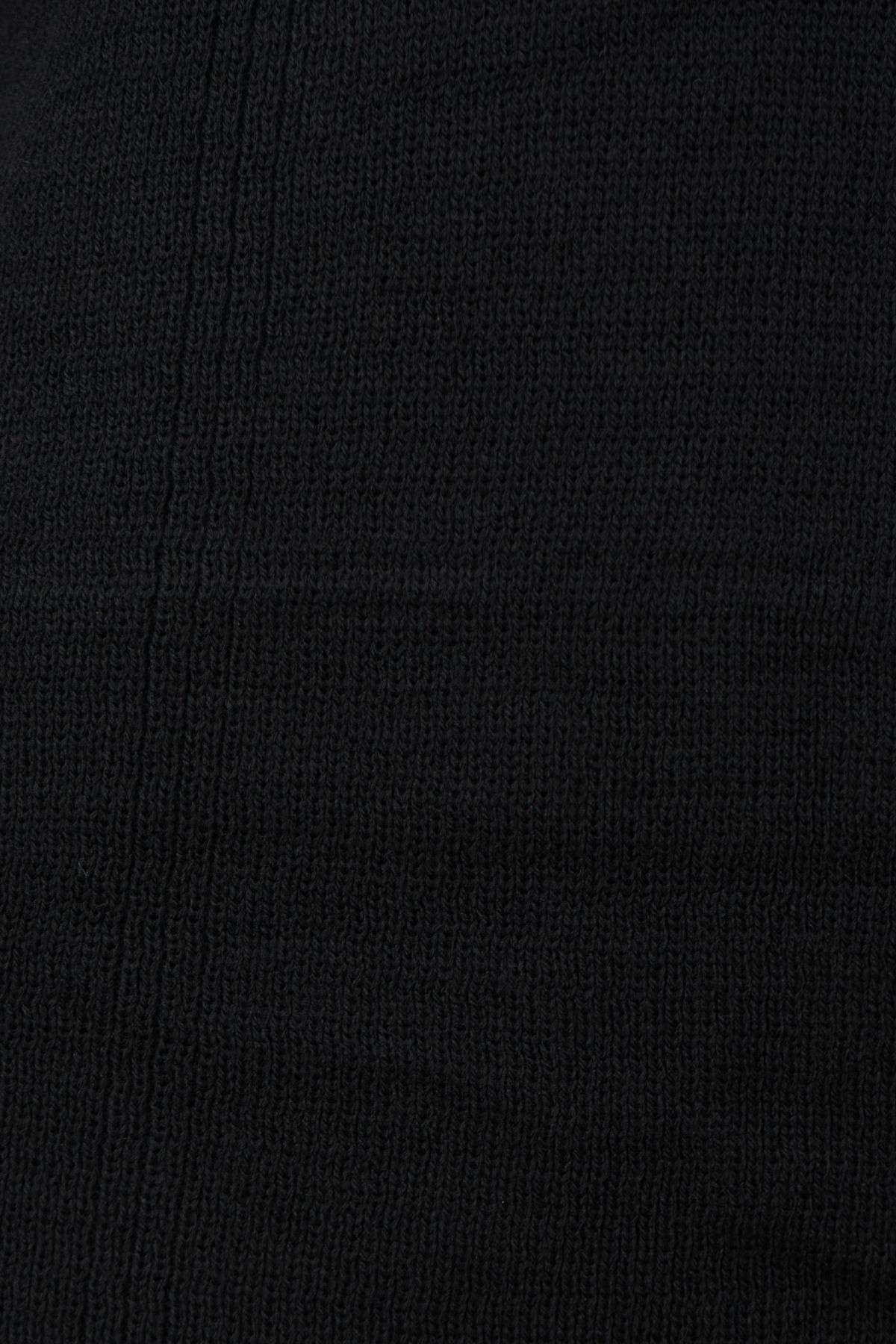 Erkek Kışlık %100 Yün Termal Fanila Uzun Kollu Kalın Klasik Yün Örme Düz Renk Sıcak Tutar