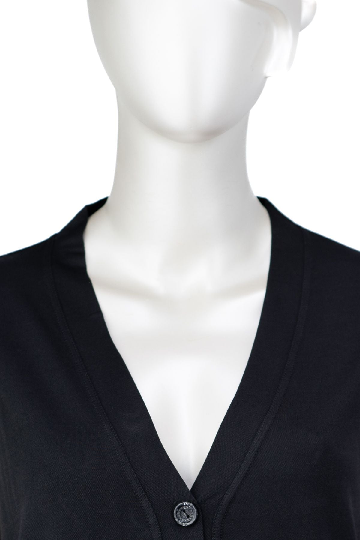 Kadın Glorya Penye Kumaş Anne Yelek Düz Renk Uzun Kollu Cepli Likrasız Rahat Kesim Tam Kalıp