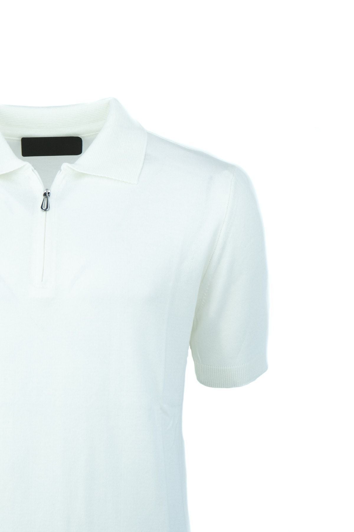 Erkek Polo Yaka Düz Renk Cepsiz Kısa Kol Tam Kalıp Premium Pamuklu Dokuma ince Triko T-Shirt