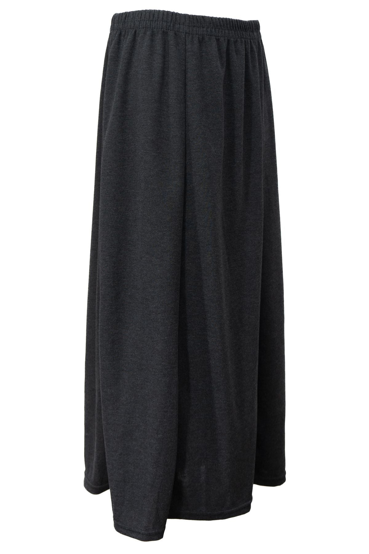 Kadın Anne Parçalı Etek Ecrin Kumaş Beli Lastikli Düz Renk Rahat Kesim Tam Kalıp