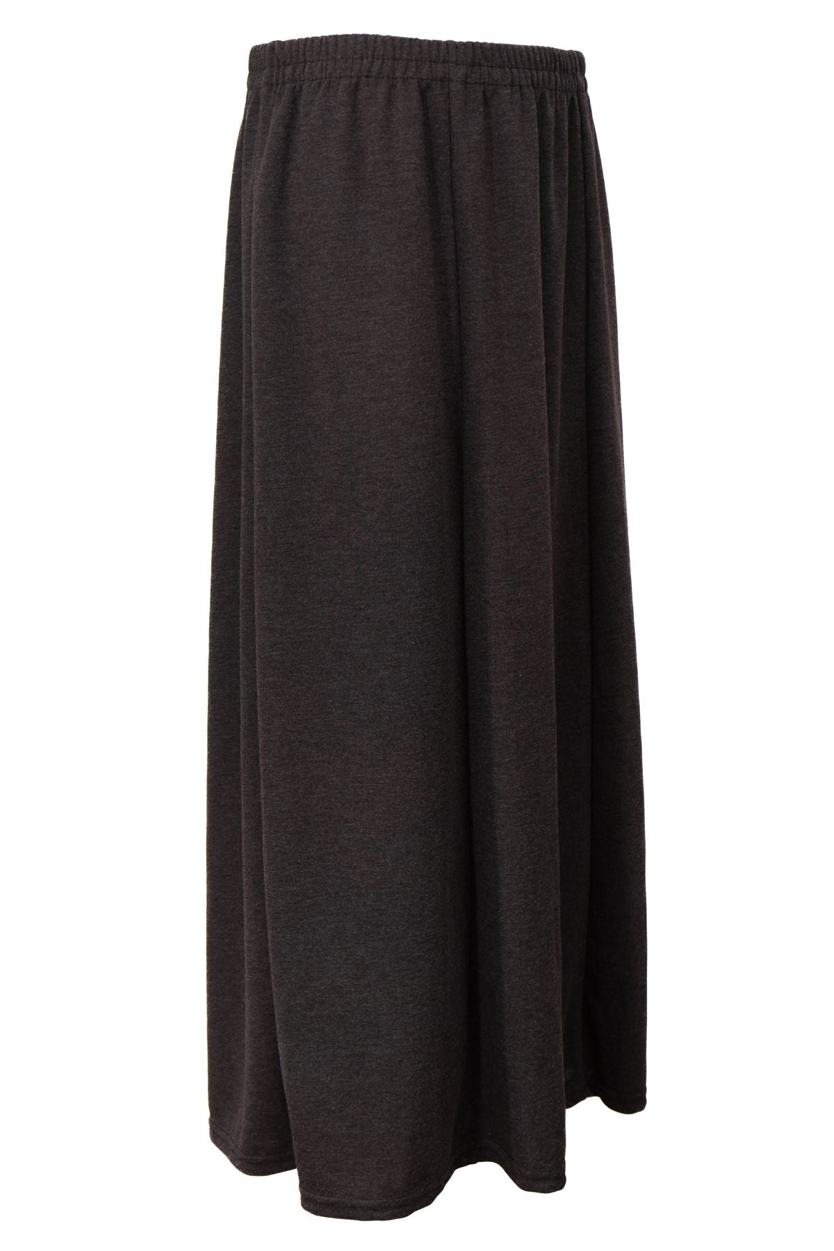 Kadın Anne Parçalı Etek Ecrin Kumaş Beli Lastikli Düz Renk Rahat Kesim Tam Kalıp