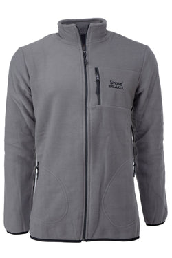 Erkek Kışlık Polar Sweatshirt Hırka Önü Ve Cepleri Fermuarlı Hakim Yaka TamKalıp Antipilling