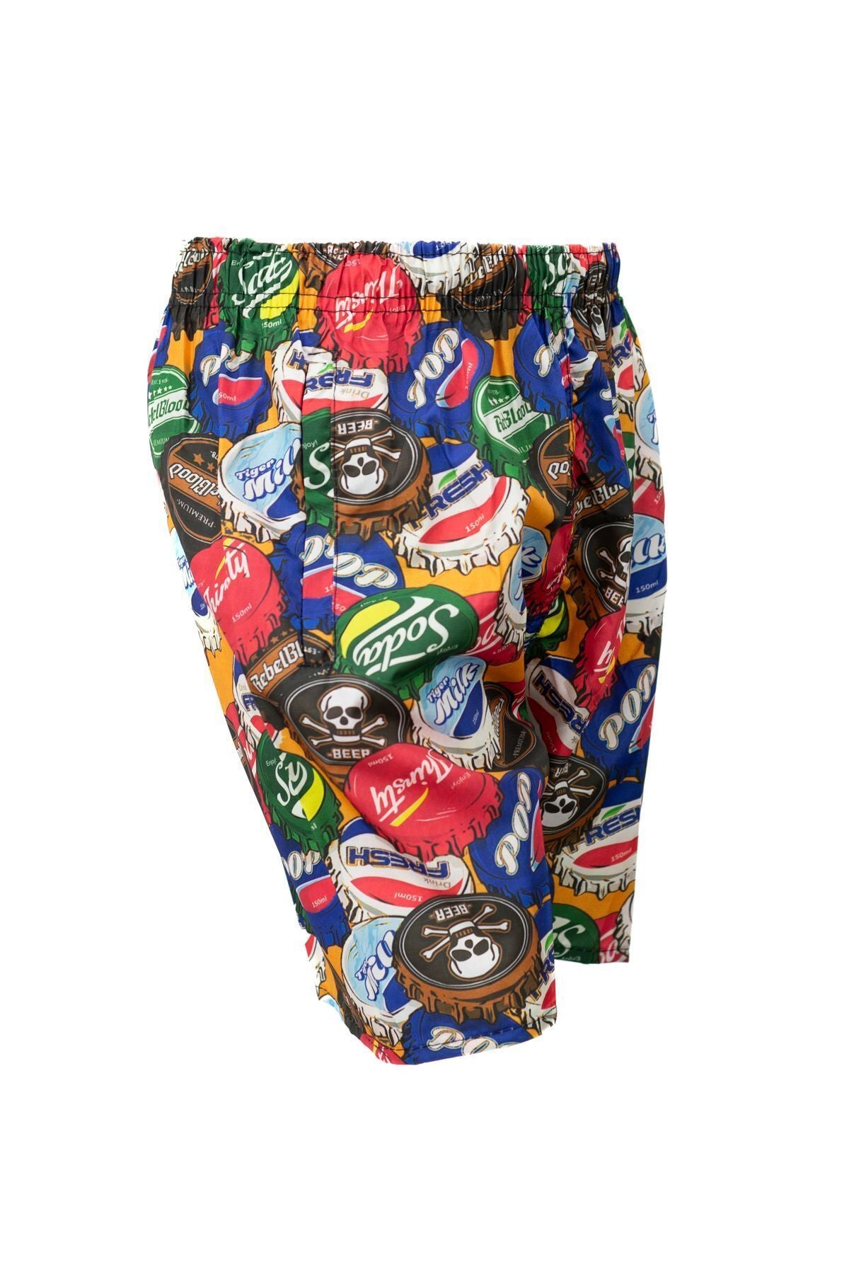 Erkek Çocuk Deniz Şortu 5-12 Yaş içi Fileli Lastikli ve Bağcıklı Su Tutmayan Hafif Kumaş