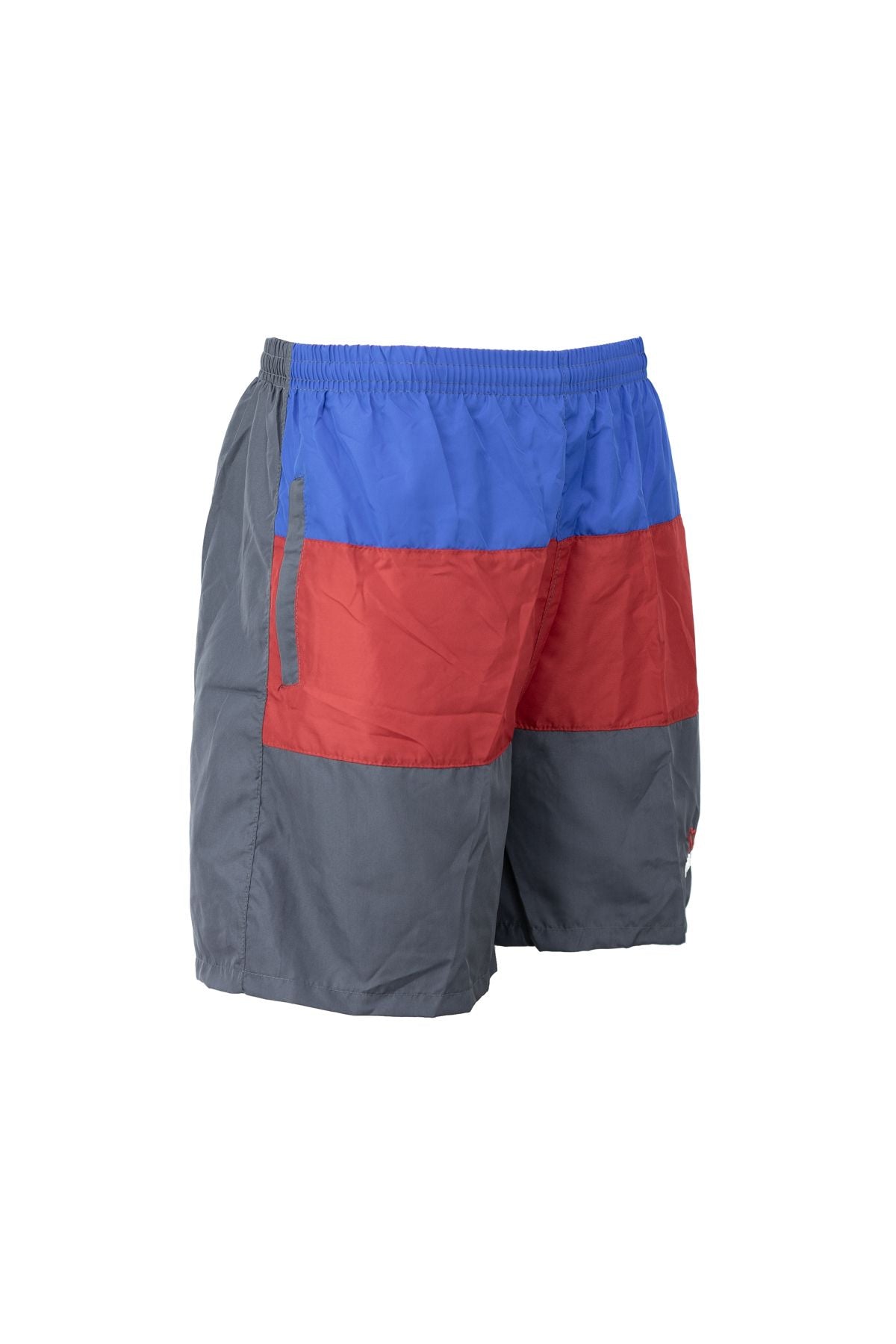 Erkek Deniz Şortu Beli Lastikli ve Bağcıklı Cepli içi File Astarlı Su Tutmayan Hafif Kumaş