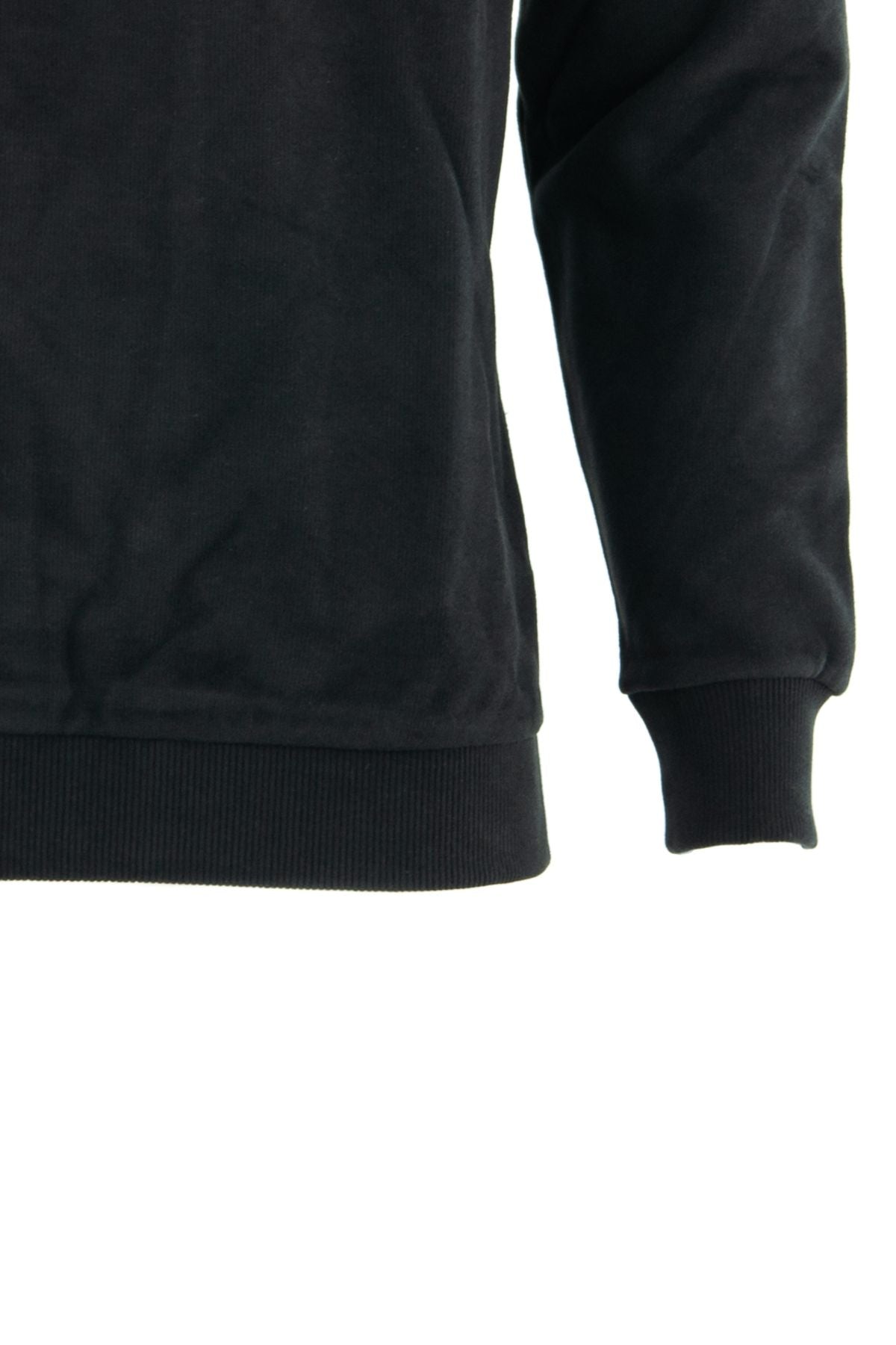 Erkek Kışlık Düğmeli Polo Yaka Düz Renk Armalı Fileto Cepli Likralı Pamuklu Dokuma Kazak