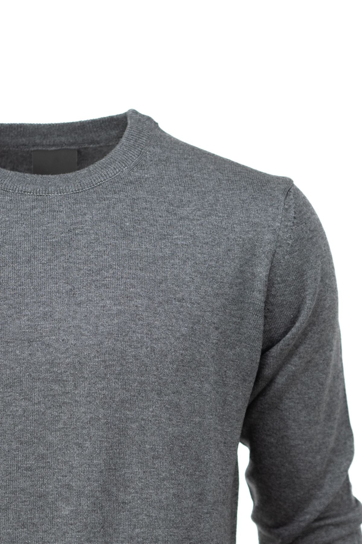 Erkek Kışlık Doğal Pamuklu Triko ince Örme Bisiklet Yaka Şık Kazak Tam Kalıp Klasik Model