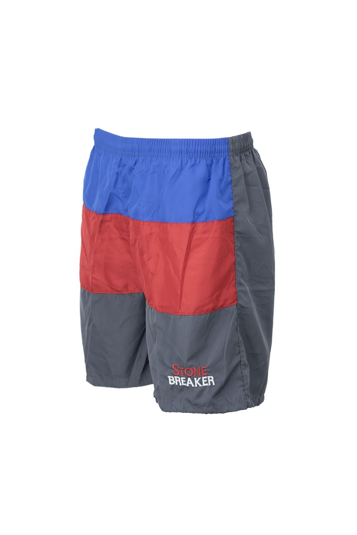 Erkek Deniz Şortu Beli Lastikli ve Bağcıklı Cepli içi File Astarlı Su Tutmayan Hafif Kumaş