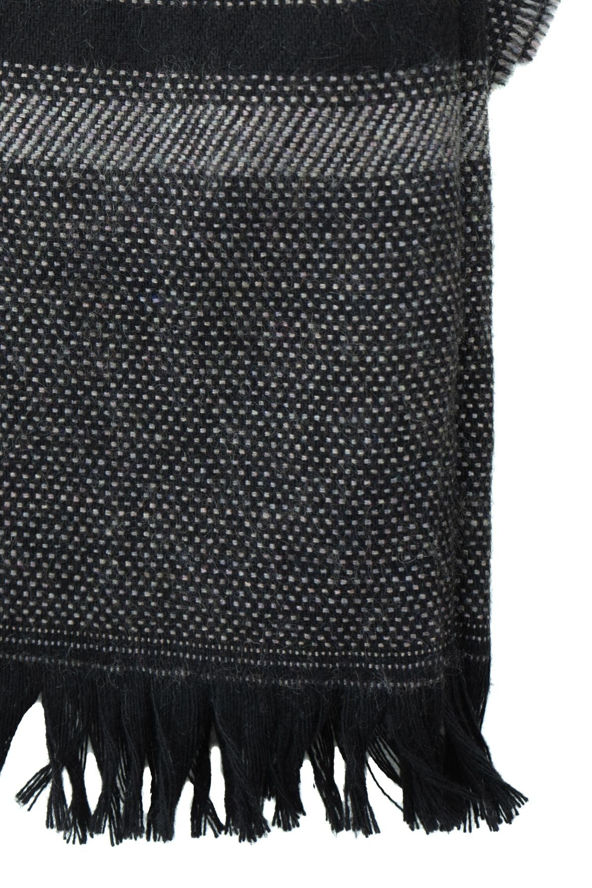 Erkek Kışlık Atkı Kalın Pamuklu Triko Örme Ekose Desenli Sıcak Tutar Rüzgar Geçirmez Rahat