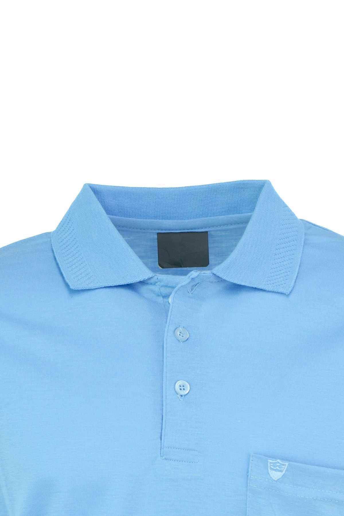 Erkek Polo Yaka Marka Arma Cepli Kısa Kollu Rahat Tam Kalıp Premium Pamuklu Kumaş T-Shirt