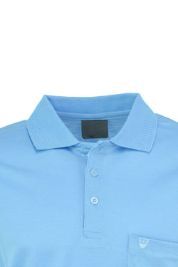 Erkek Polo Yaka Marka Arma Cepli Kısa Kollu Rahat Tam Kalıp Premium Pamuklu Kumaş T-Shirt
