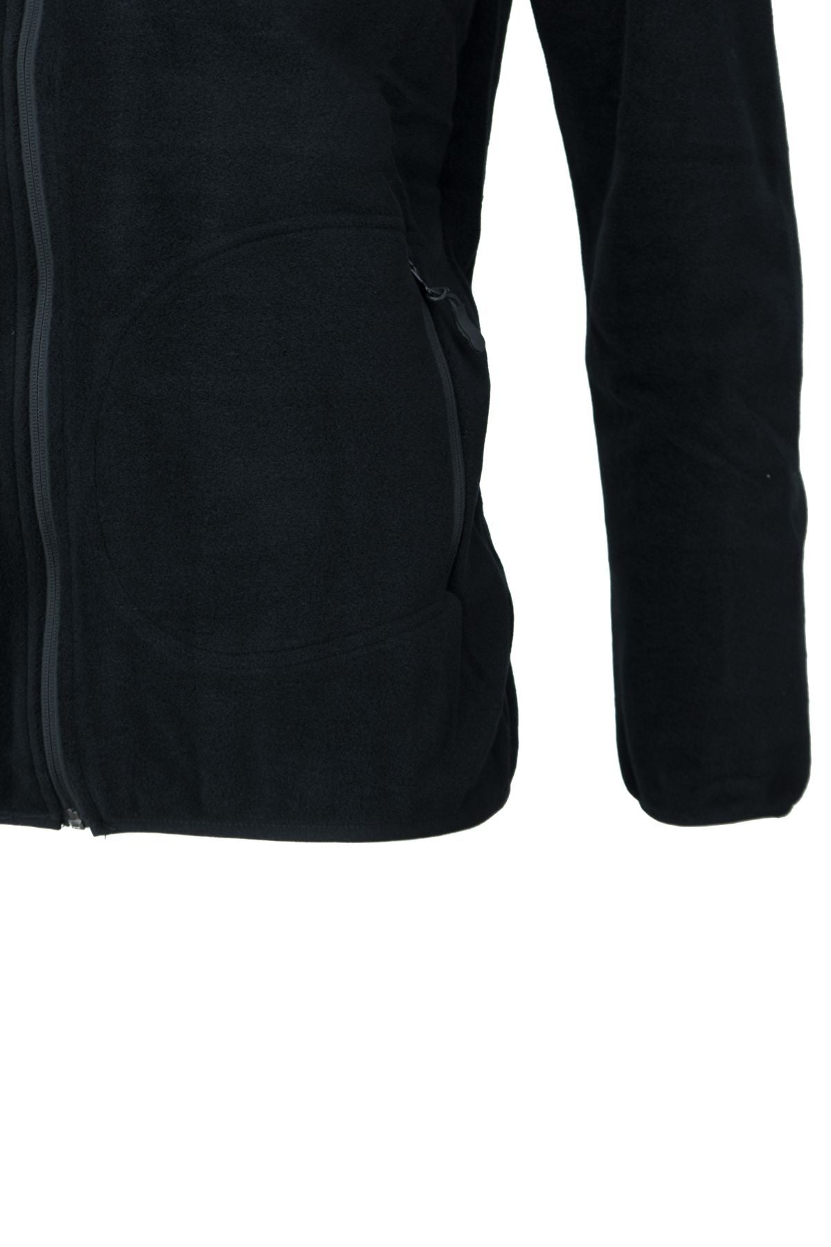 Erkek Kışlık Polar Sweatshirt Hırka Önü Ve Cepleri Fermuarlı Hakim Yaka TamKalıp Antipilling