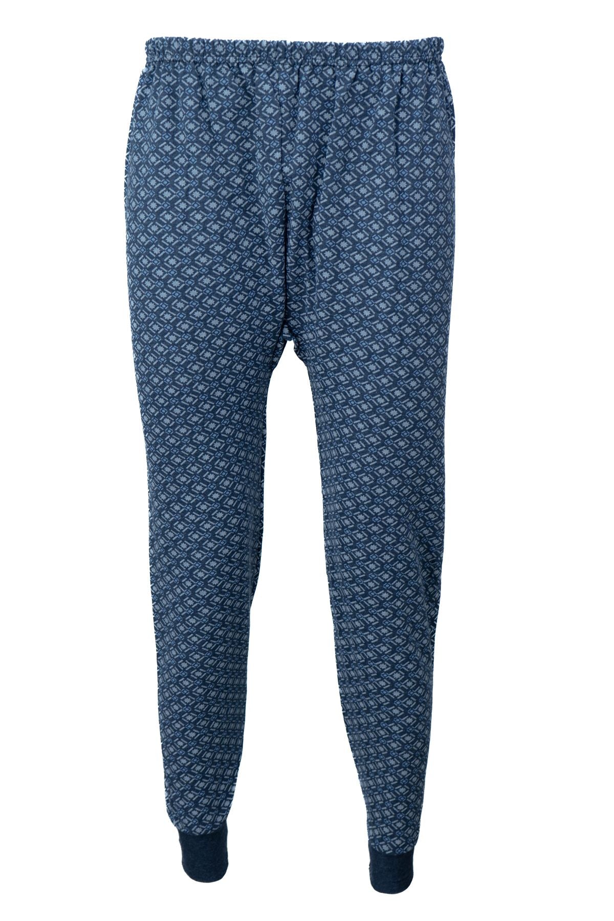 Erkek Kışlık içik Pijama Pamuklu Kalın içi Miflonlu Desenli PaçasıLastikli Sıcak Tutar Rahat