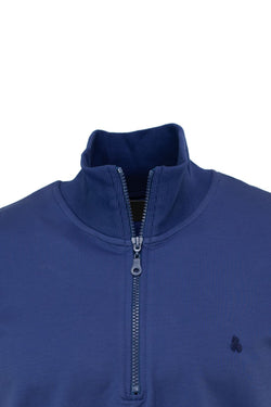 Erkek Mevsimlik Yarım Fermuarlı TamKalıp Likralı Premium Pamuklu Kumaş iki iplik Sweatshirt