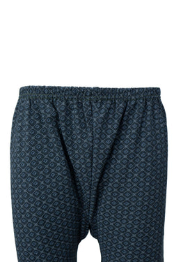 Erkek Kışlık içik Pijama Pamuklu Kalın içi Miflonlu Desenli PaçasıLastikli Sıcak Tutar Rahat