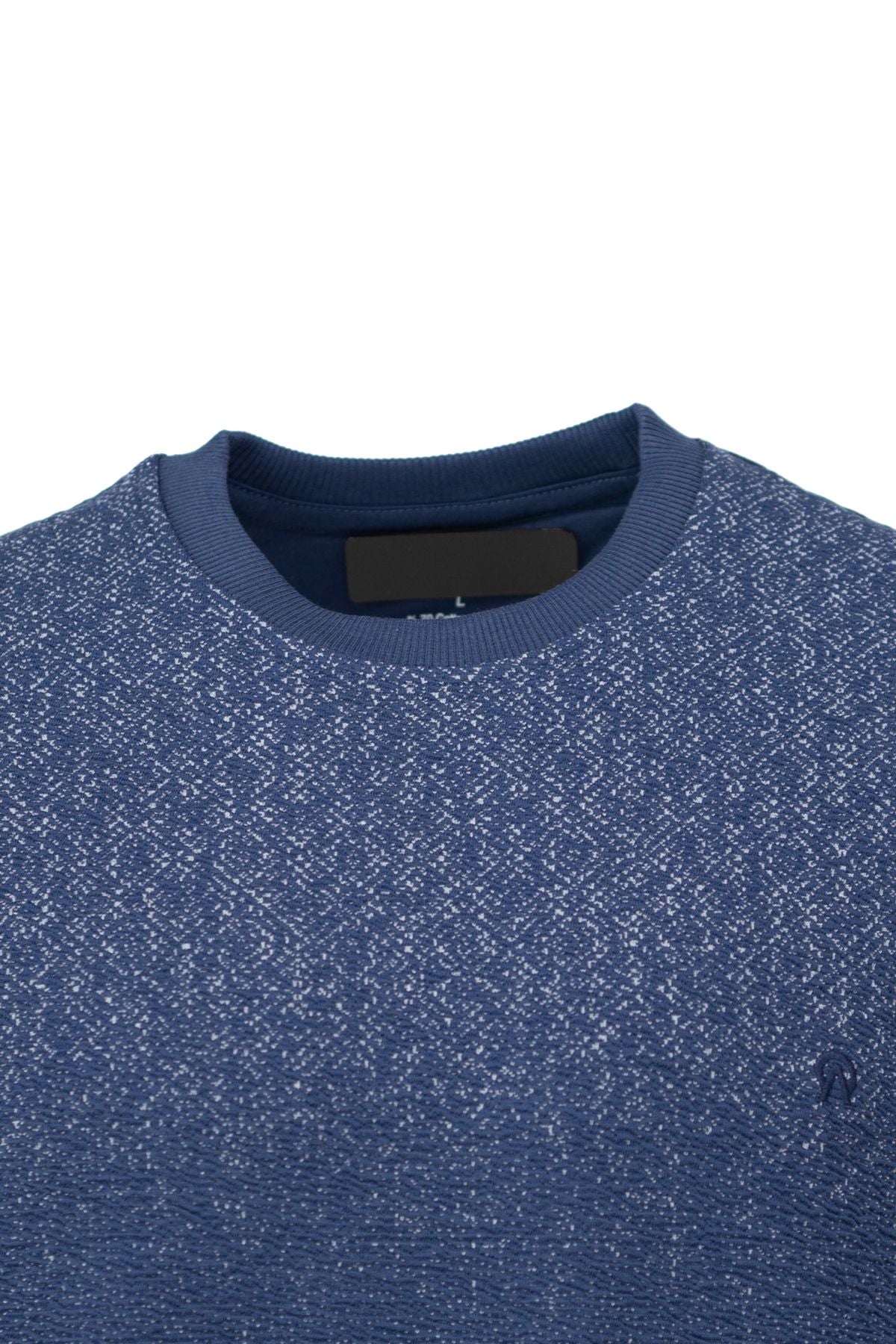 Erkek Mevsimlik Doğal Pamuklu Şık Sweatshirt Bisiklet Yaka Panolu Rahat Kesim Tam Kalıp