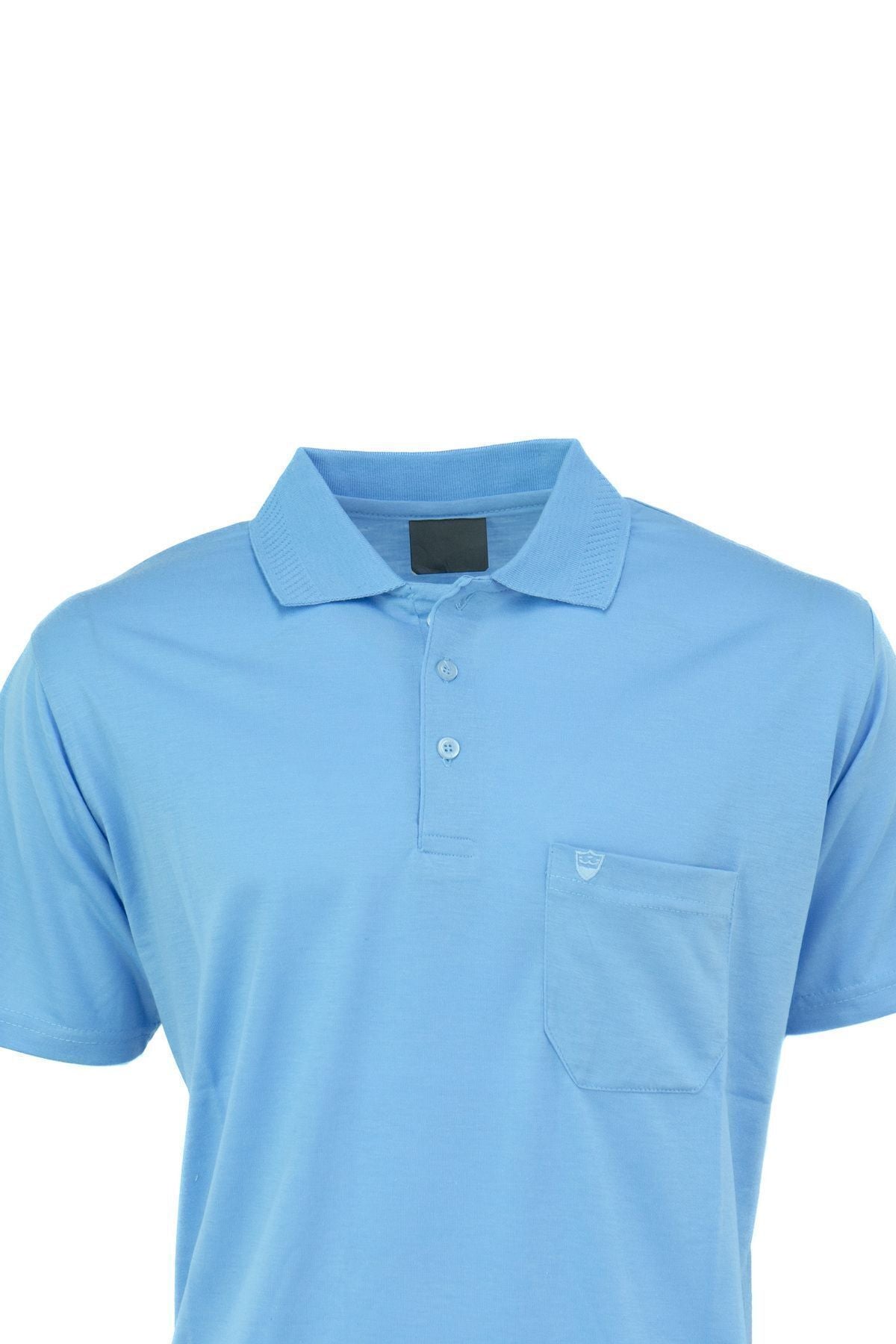 Erkek Polo Yaka Marka Arma Cepli Kısa Kollu Rahat Tam Kalıp Premium Pamuklu Kumaş T-Shirt