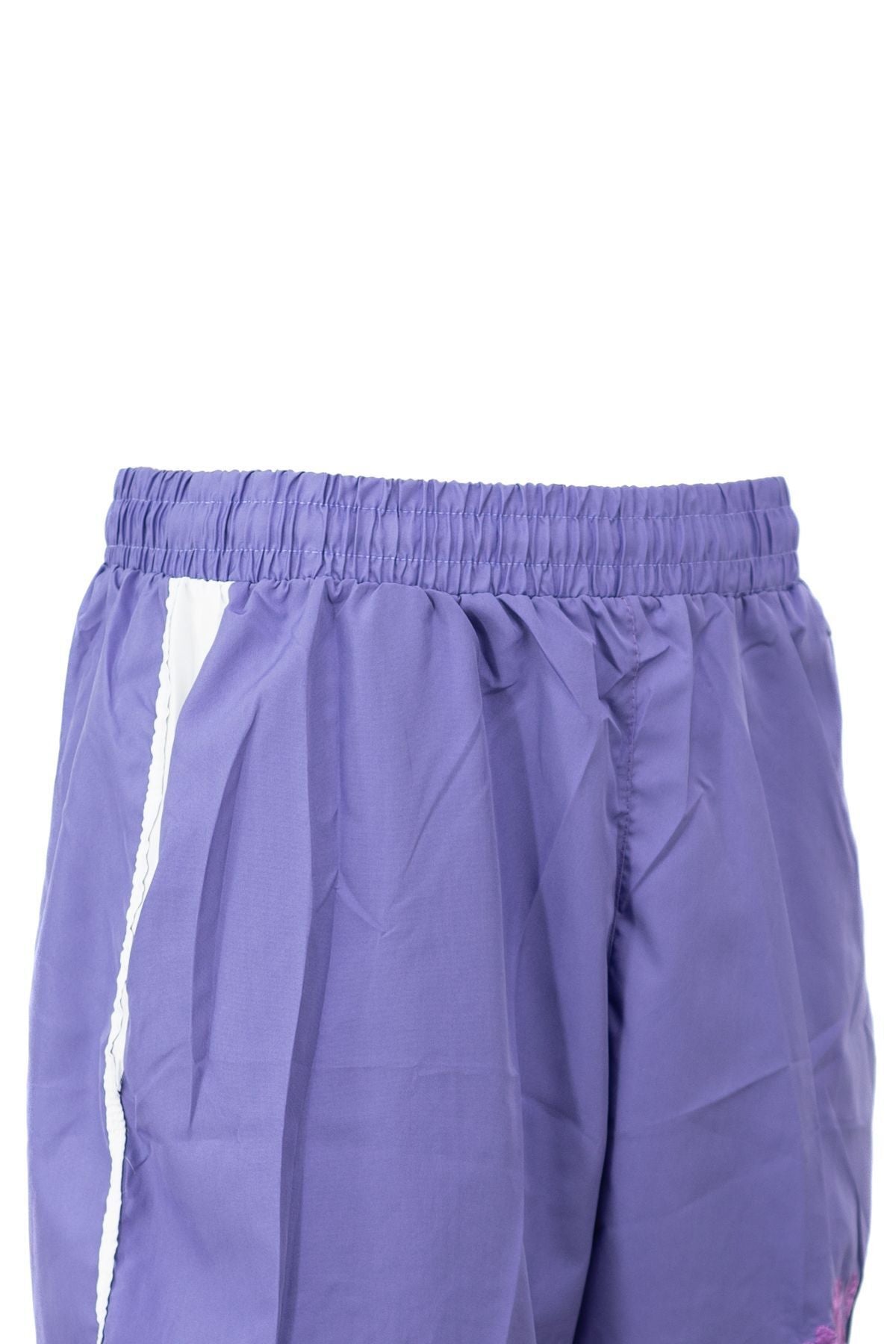 Kadın Deniz Şortu Beli Lastikli ve Bağcıklı Cepli Nakışlı Su Tutmayan Rahat Hafif Kumaş