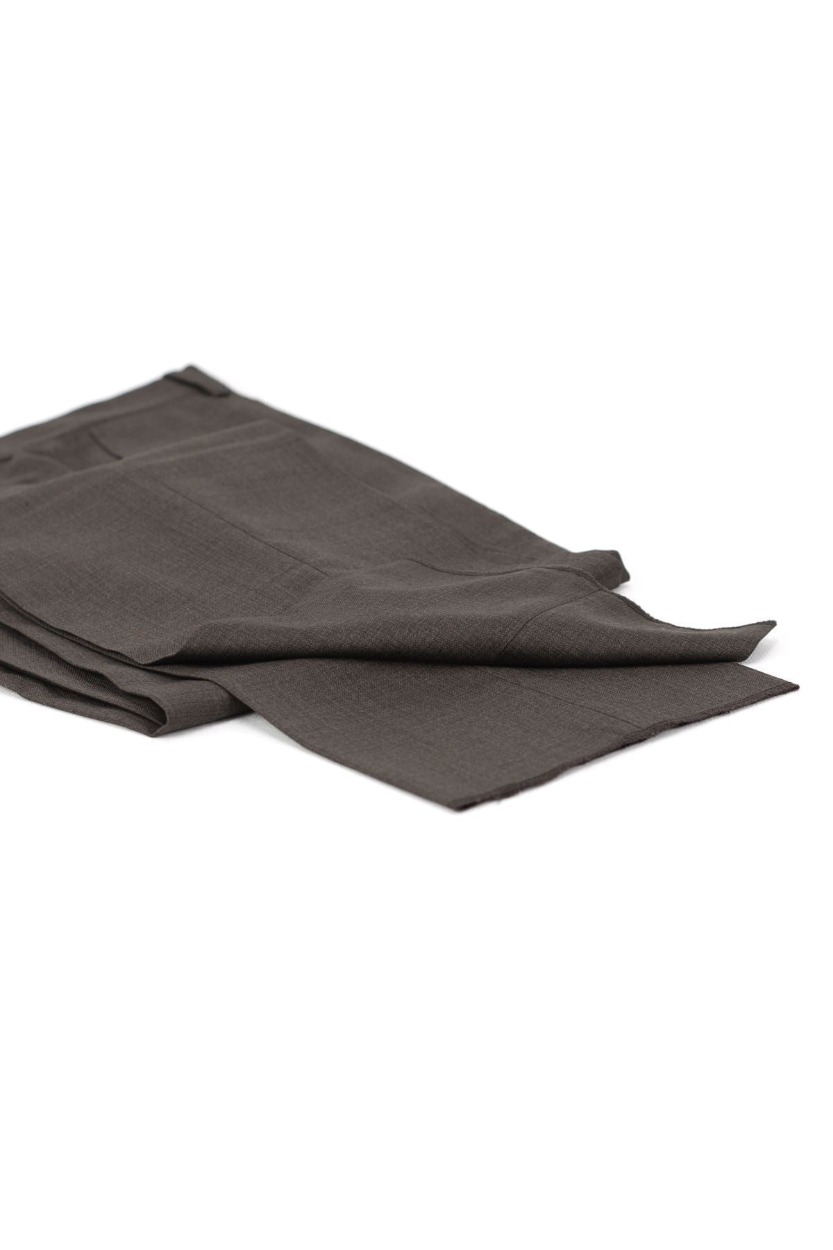 Erkek Klasik Kumaş Pantolon Düz Paça Yandan Cepli Rahat Kesim Tam Kalıp Astarlı