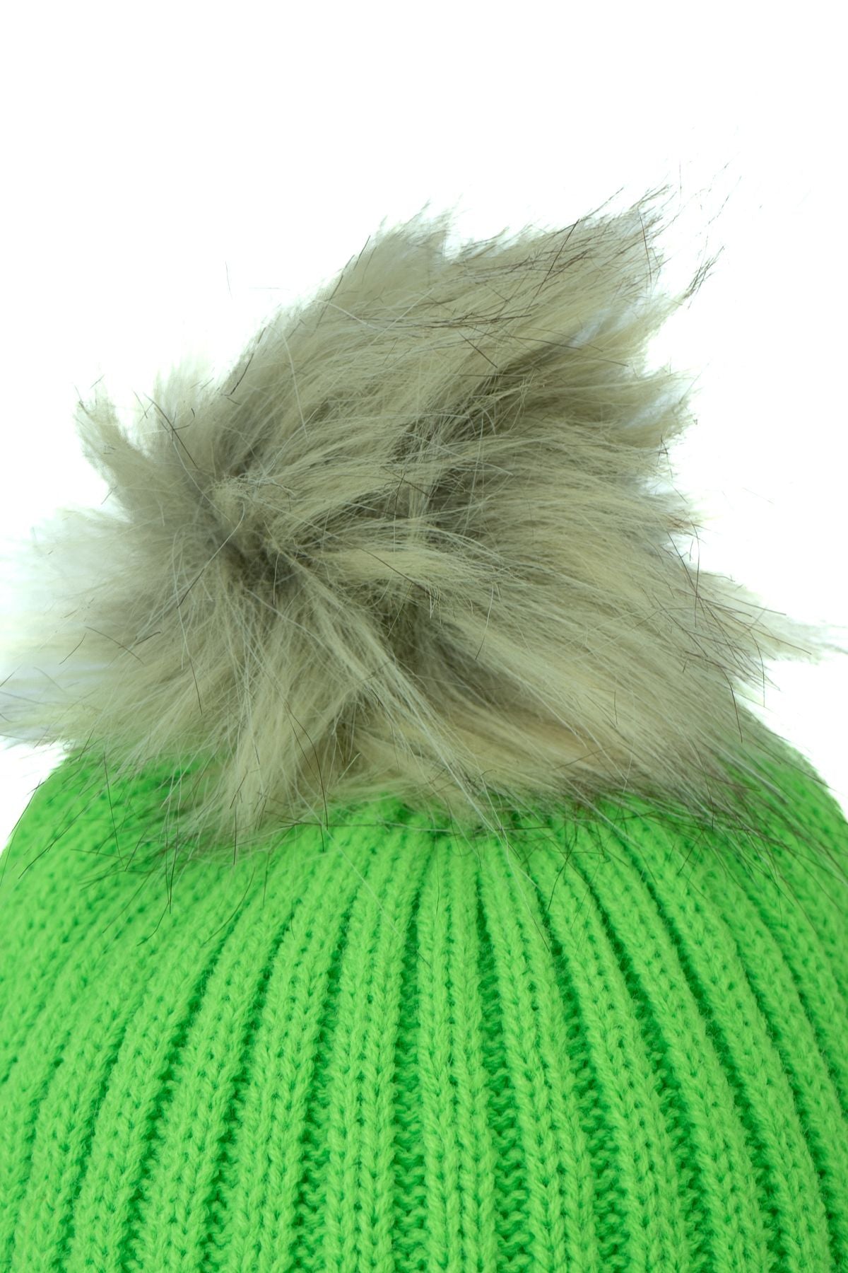 Kadın Kışlık Kalın Ponponlu Bere Pamuklu Katlamalı Sıcak Tutar Esnek Rüzgar Geçirmez Rahat