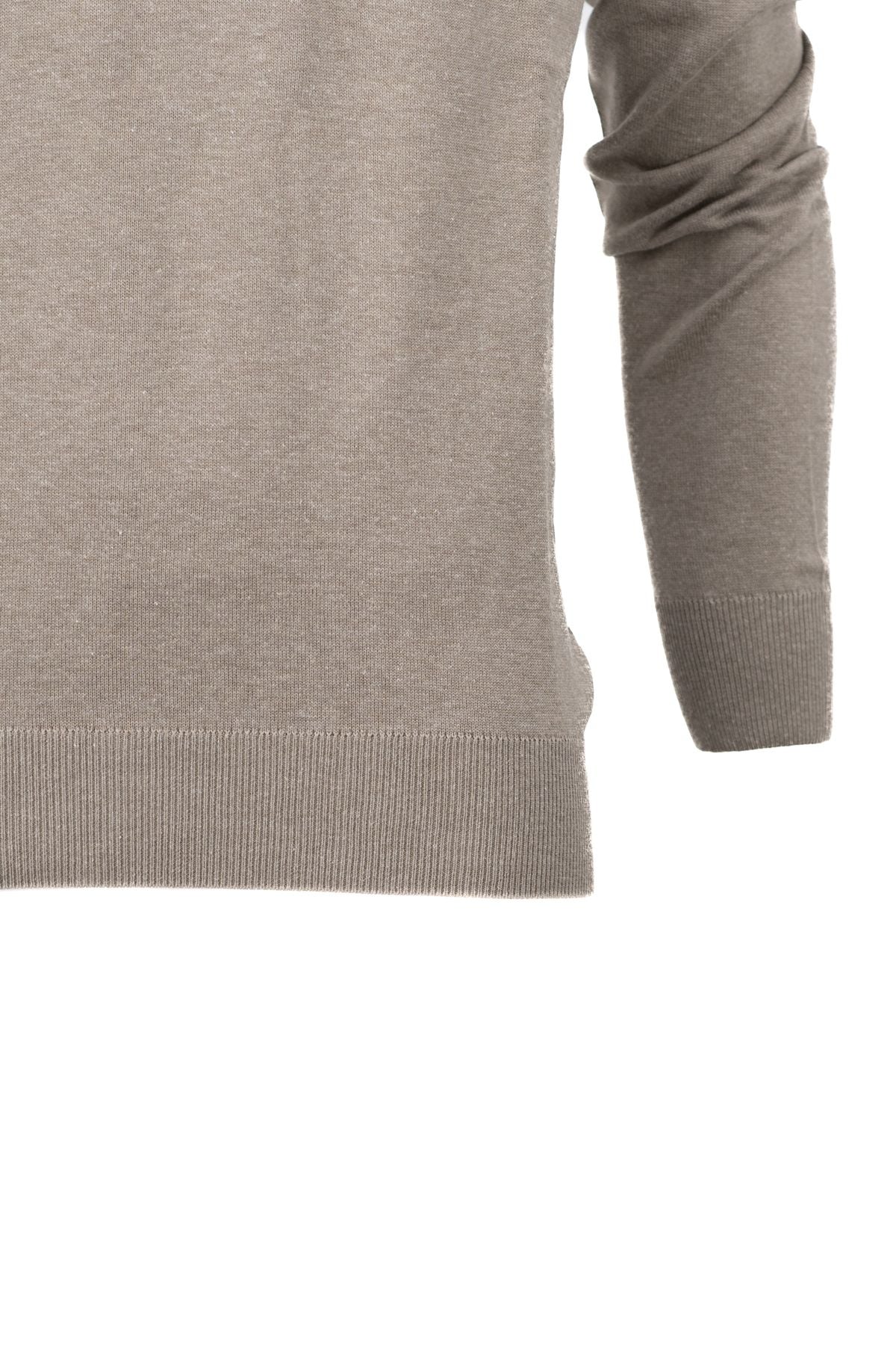 Erkek Kışlık Doğal Pamuklu Triko ince Örme Yarım Balıkçı Yaka Şık Kazak Rahat Klasik Model