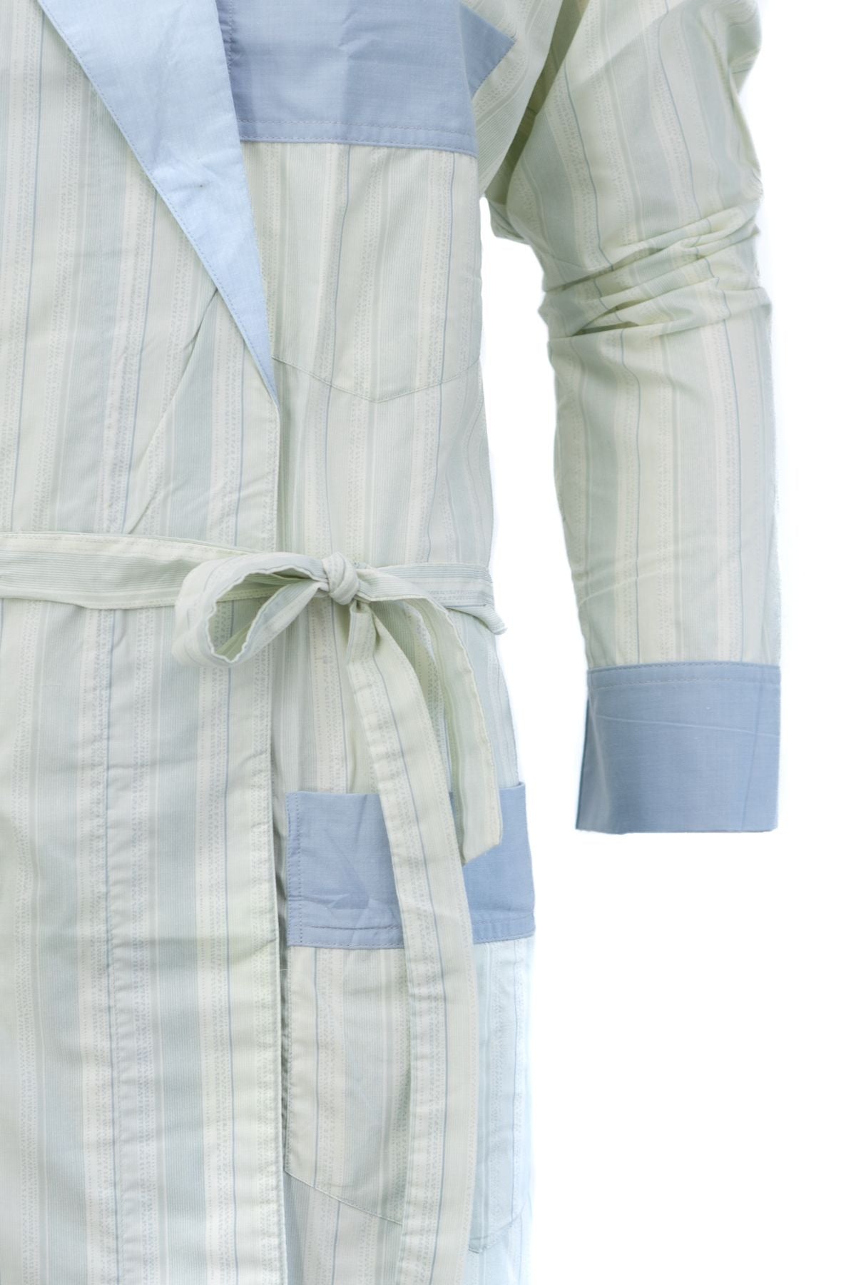 Erkek Klasik Model Röpteşambır Premium %100 Pamuk Dokuma Şık Rob Beli Kuşaklı Cepli Comfort