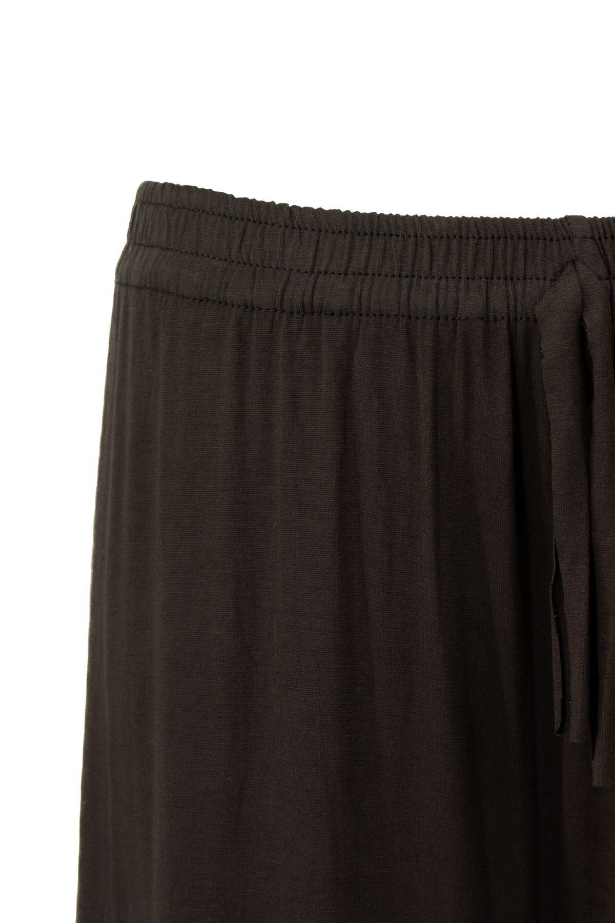 Kadın Beli Lastikli Battal Beden Rahat Kesim Likralı Turlu Viskon Penye Kumaş Pantolon