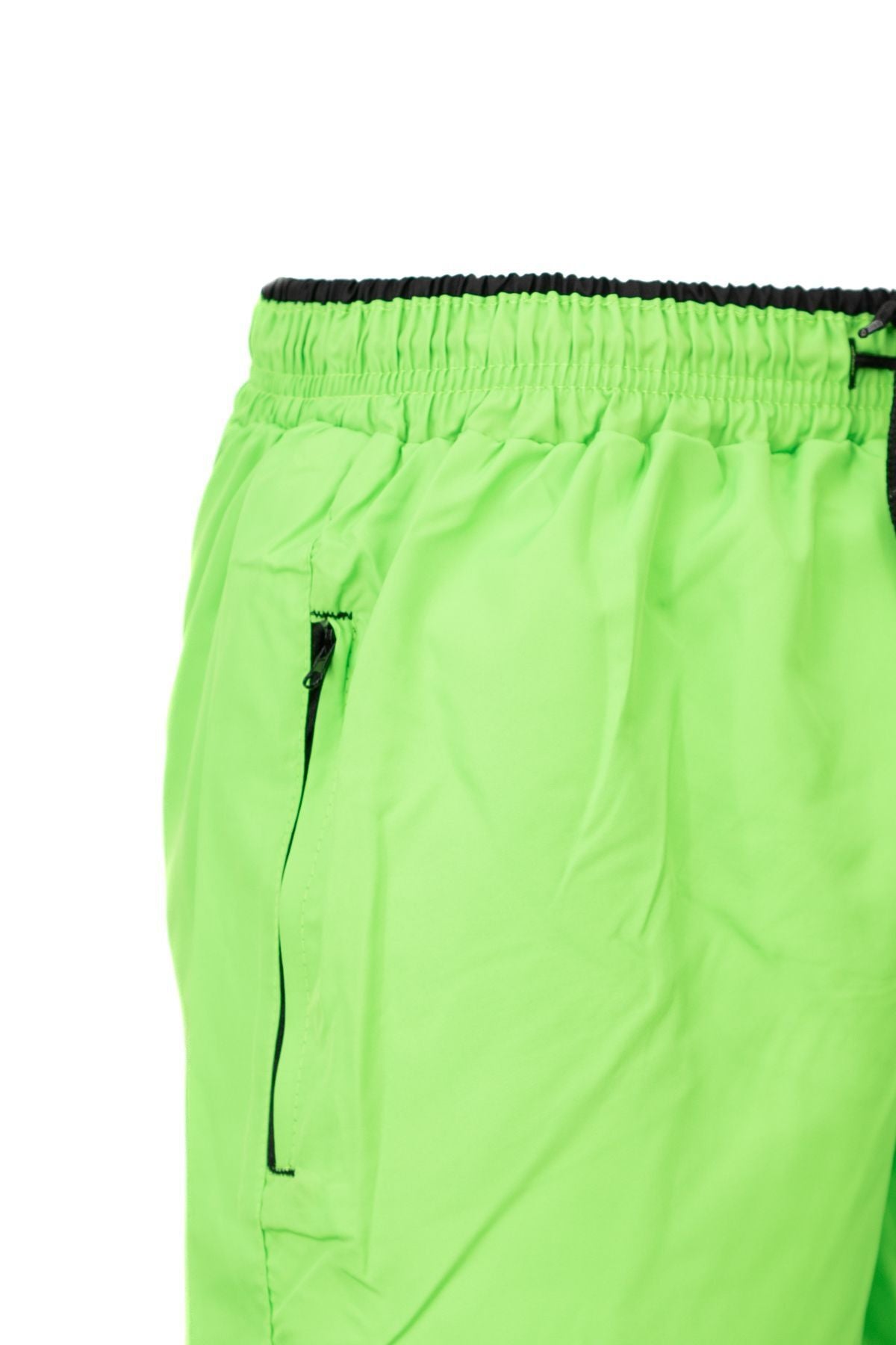 Erkek Deniz Şortu Lastikli Bağcıklı Cepli Şık Logolu içi File Astarlı Su Tutmayan HafifKumaş