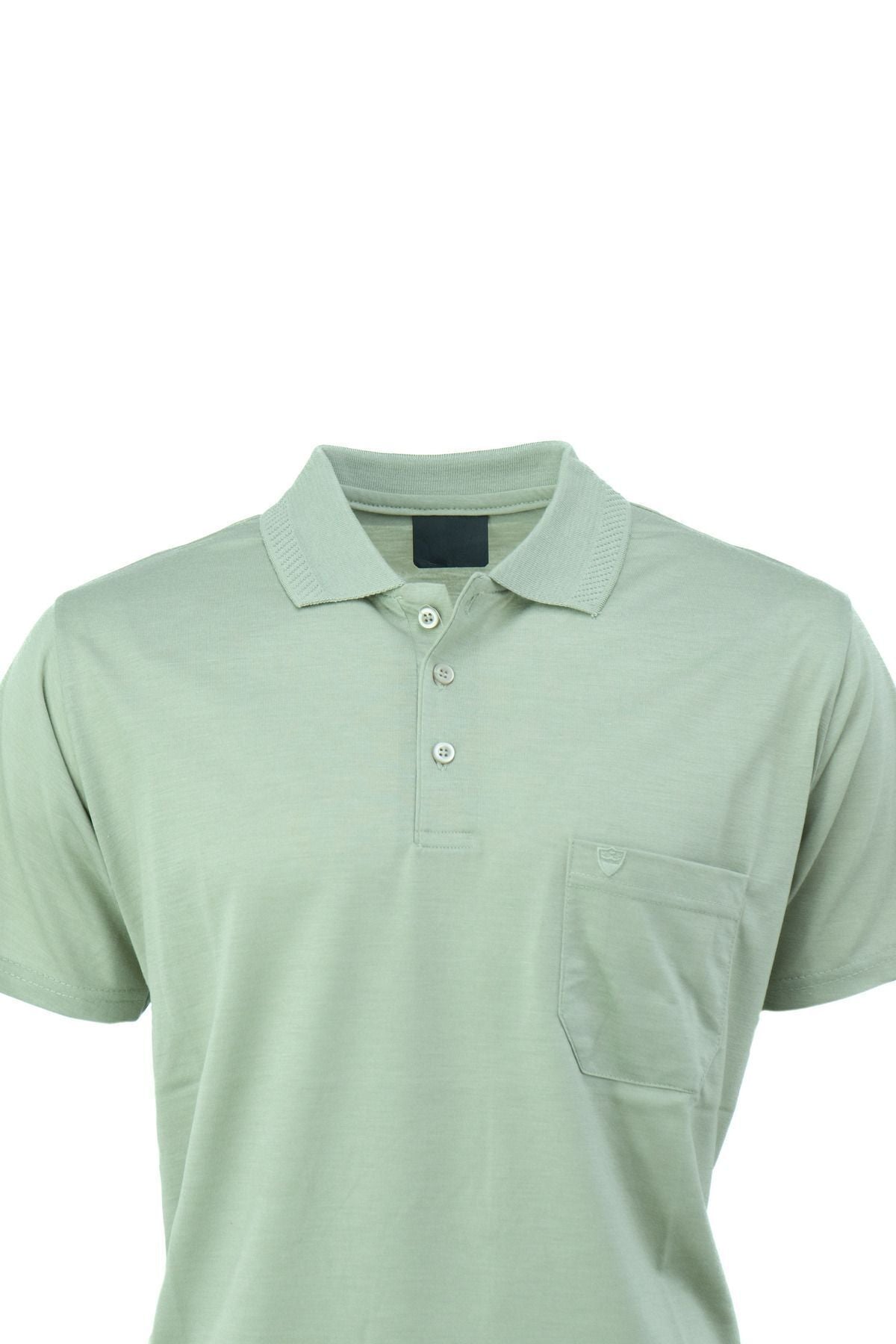 Erkek Polo Yaka Marka Arma Cepli Kısa Kollu Rahat Tam Kalıp Premium Pamuklu Kumaş T-Shirt