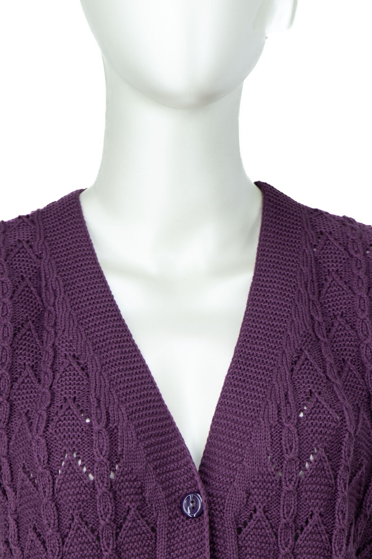 Kadın Kışlık Pamuklu Triko Örme Anne Yelek Bahar Model Önden Düğmeli Çift Cepli Rahat Kesim