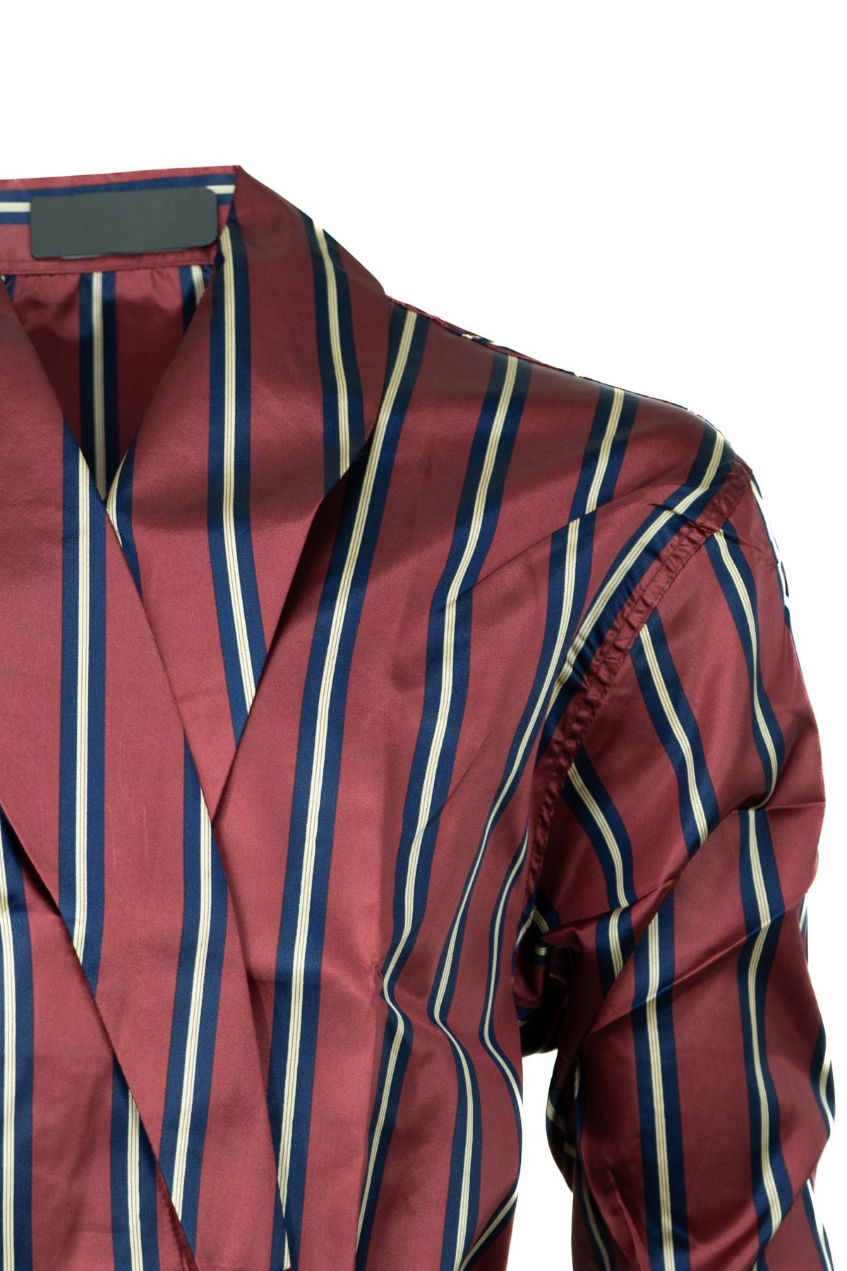 Erkek Klasik Model Röpteşambır Şık Saten Örme Cepli Klasik Rob Beli Kuşaklı Cepli Tam Kalıp