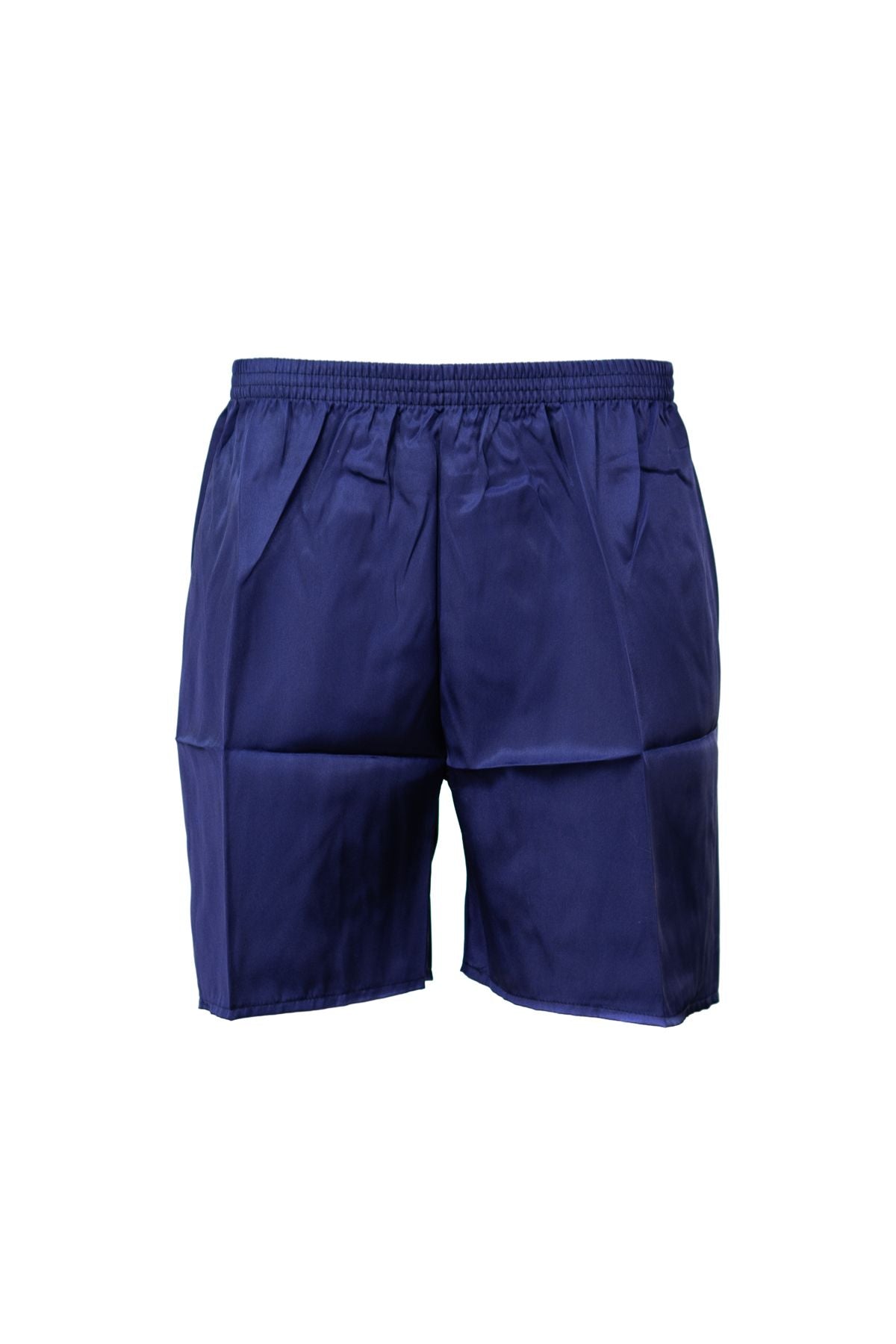 Erkek Klasik Model Pijama Takımı Premium ipeksi Saten Kumaş Çizgili Şortlu Cepli Tam Kalıp