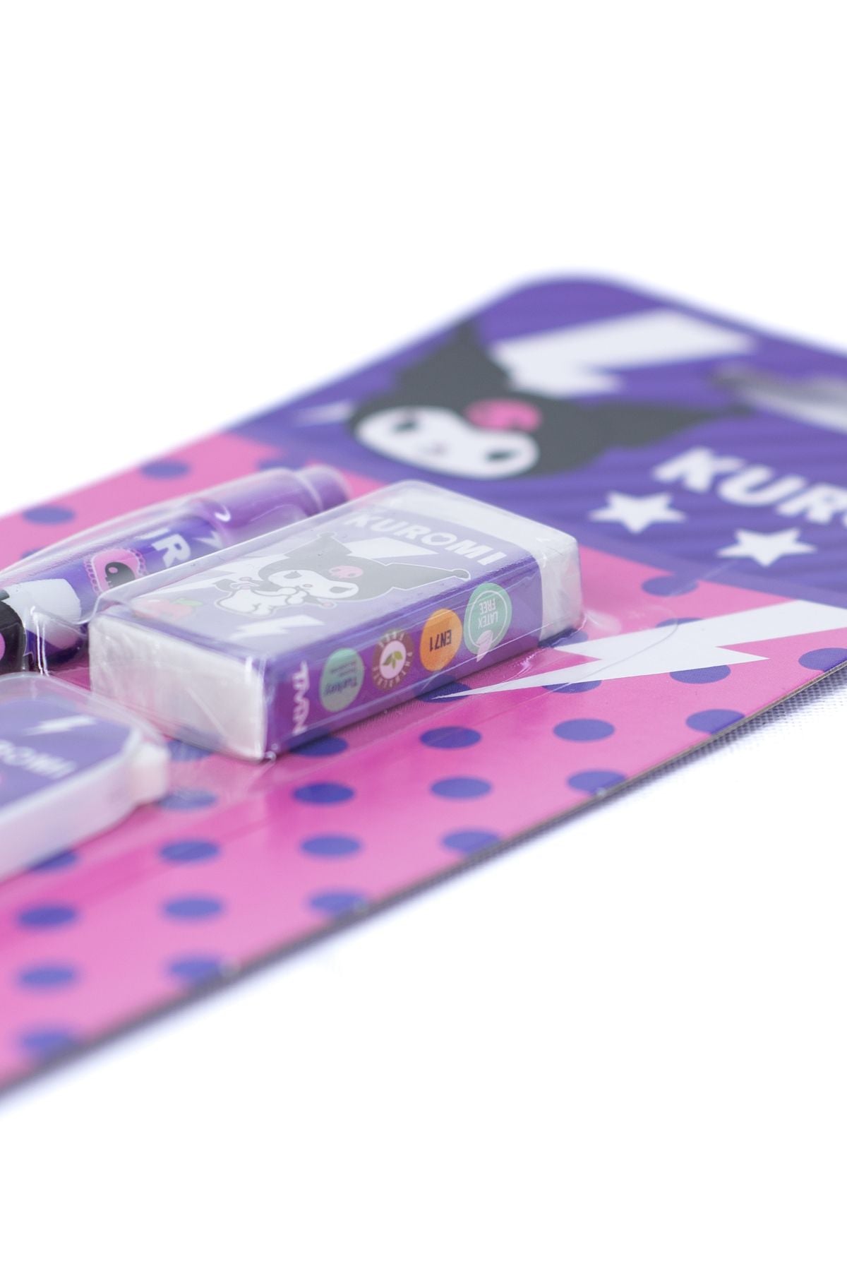 Oppland Kırtasiye Kuromi Okul Seti 3 lü Mutlu Set Okula Dönüş Anaokulu ve ilkokul Öğrencileri için