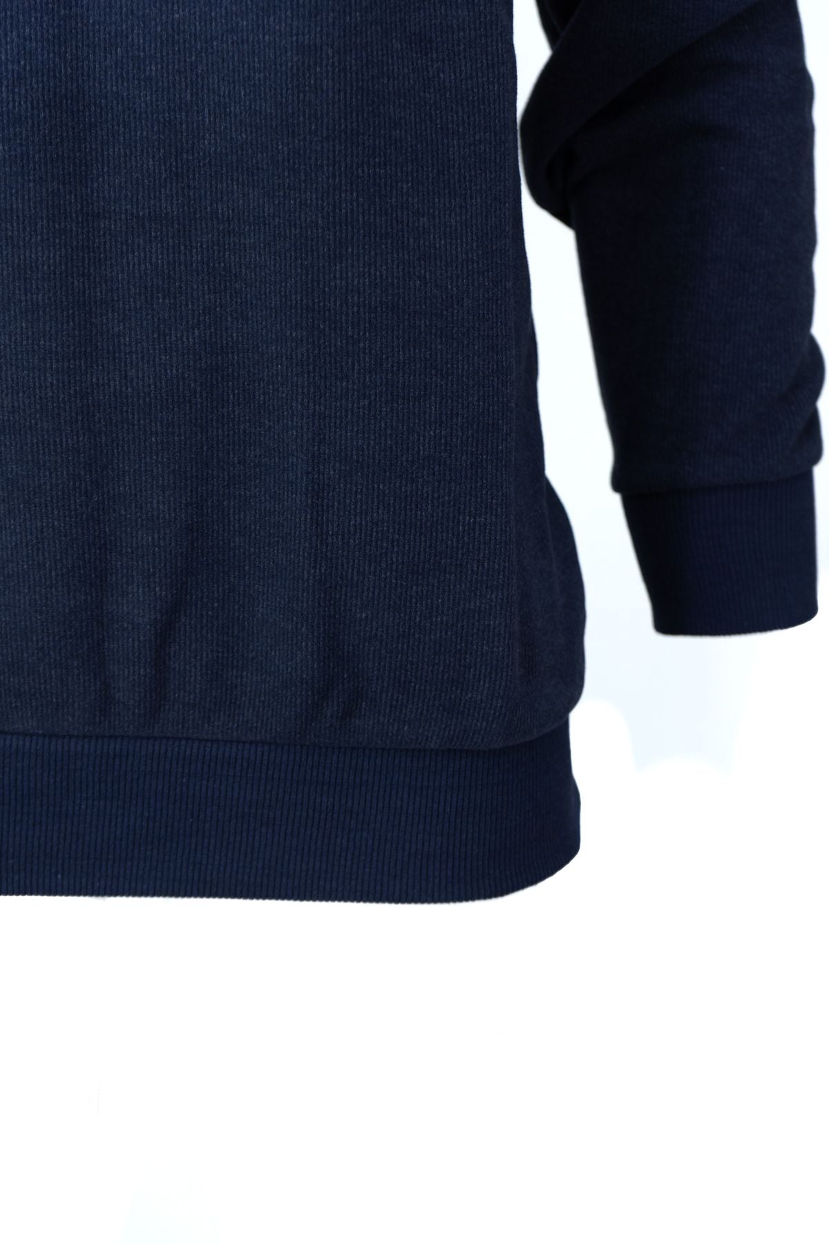 Erkek Kışlık Kazak Pamuklu Örme Düğmeli Polo Yaka Cepli Uzun Kollu Rennes Desenli Rahat