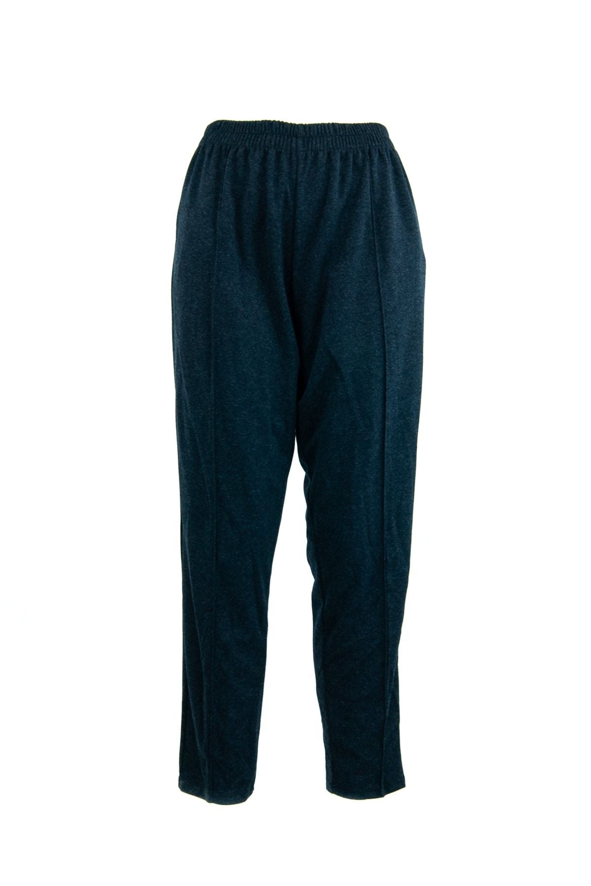 Kadın Kışlık Cepli Beli Lastikli Rahat Büyük Beden Likralı Viskon Ecrin Kumaş Anne Pantolon