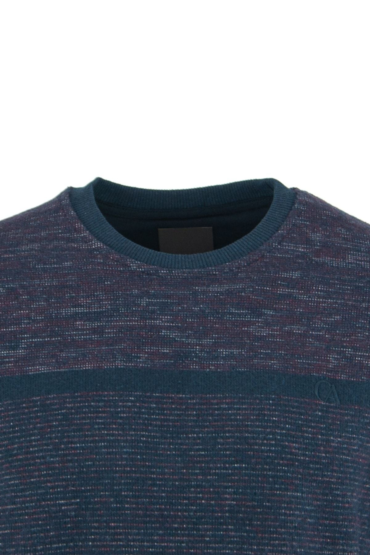 Erkek Kışlık Yuvarlak Yaka Uzun Kollu Rahat Kesim Likralı Pamuklu Dokuma Şardonlu Kazak