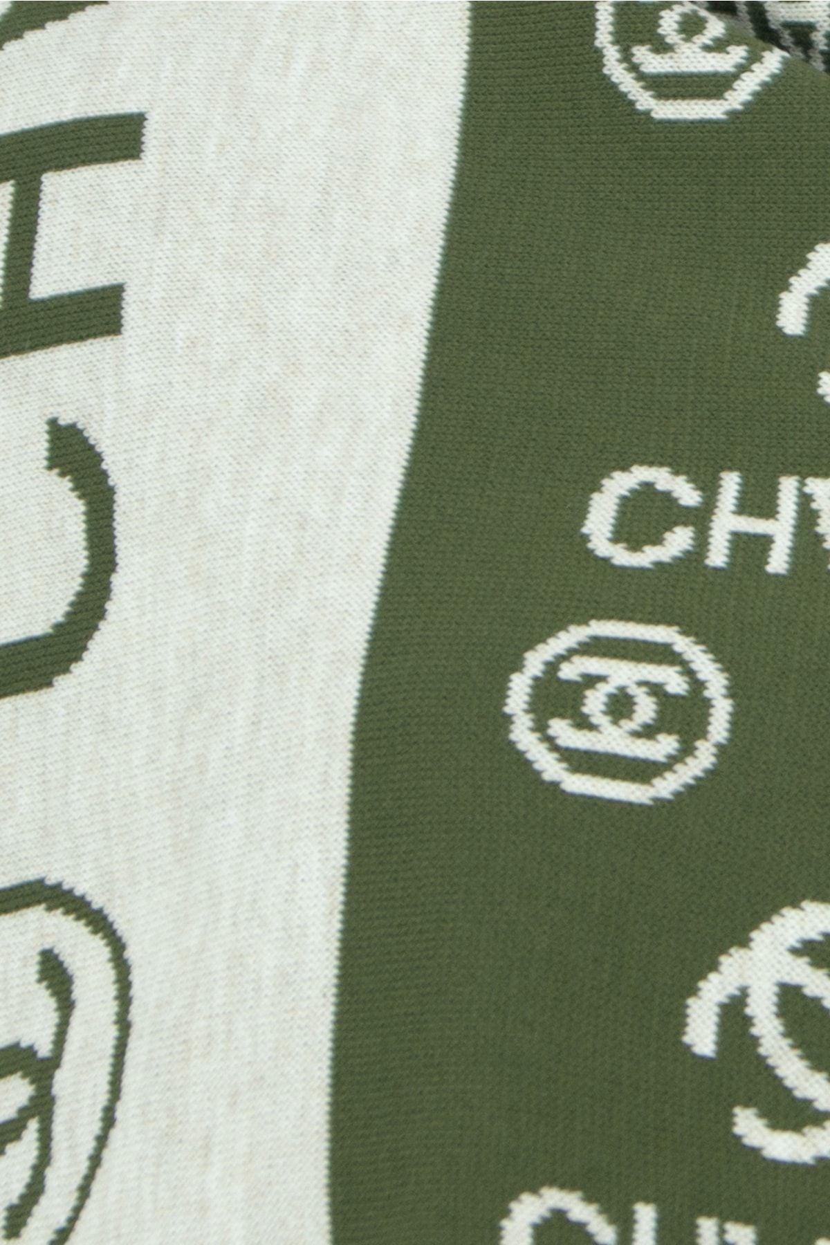 Kadın Kışlık Pamuklu Iplikten Dokuma Bilinen Harf Desenli Geniş Tarz Atkı Şal