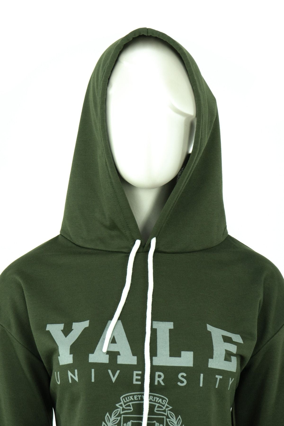 Kadın Moda Desenli Sportif Rahat Kesim Uzun Kollu Kapüşonlu Sweatshirt