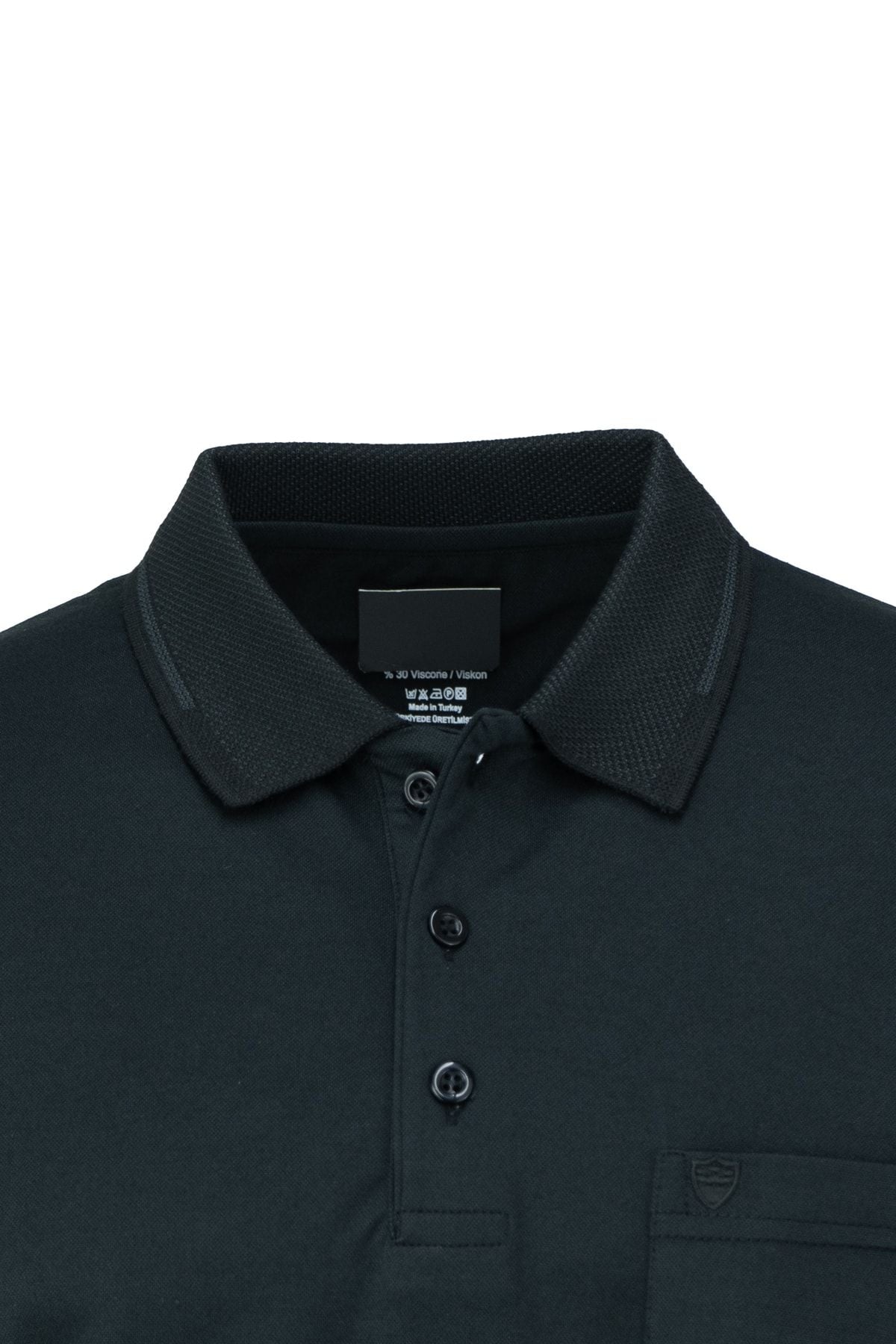 Erkek Polo Yaka Cepli Kısa Kollu Tam Kalıp Premium Pamuklu Merserize Interlok Kumaş T-shirt