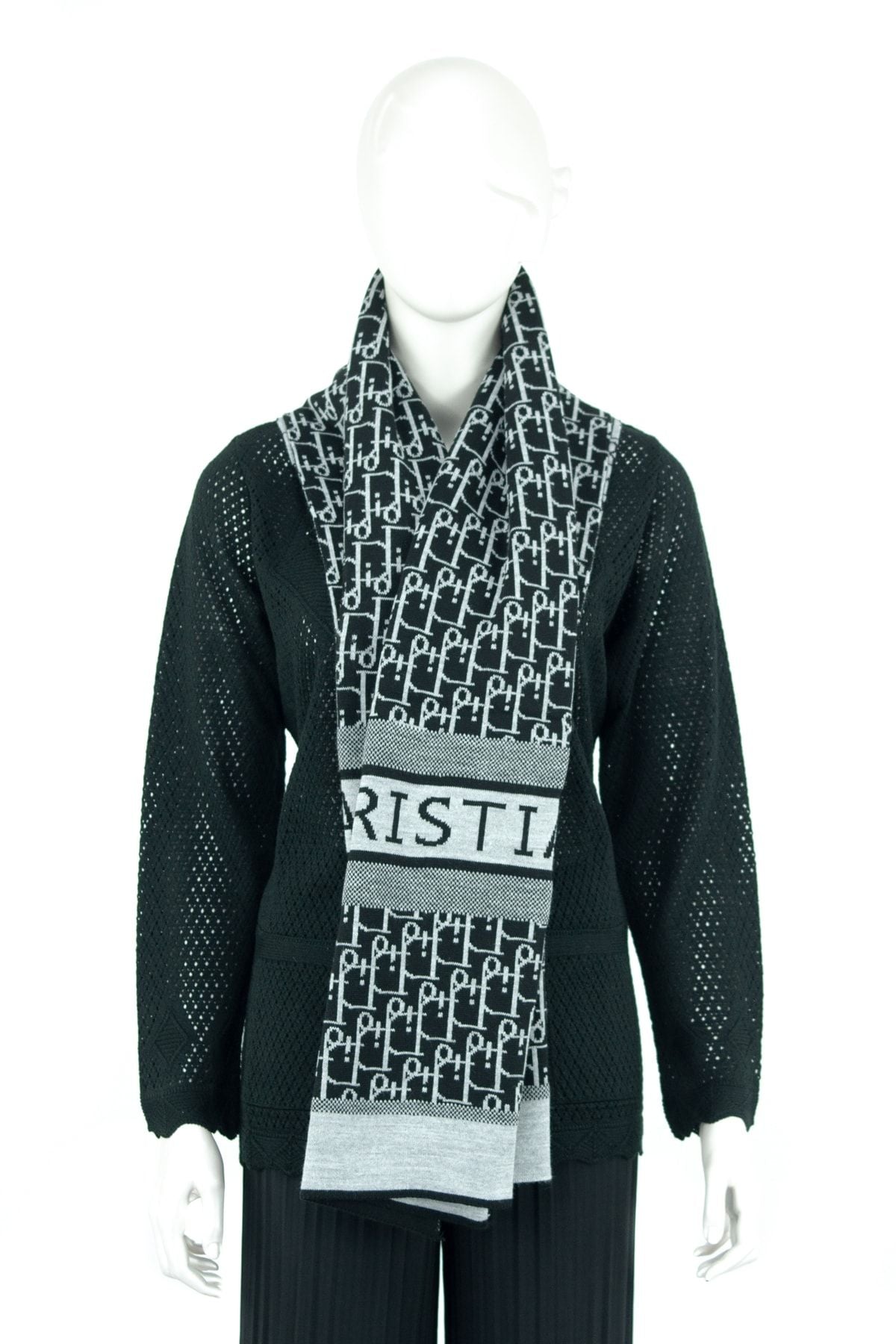 Kadın Kışlık Pamuklu Iplikten Dokuma Bilinen Modern Desenli Geniş Tarz Atkı Şal