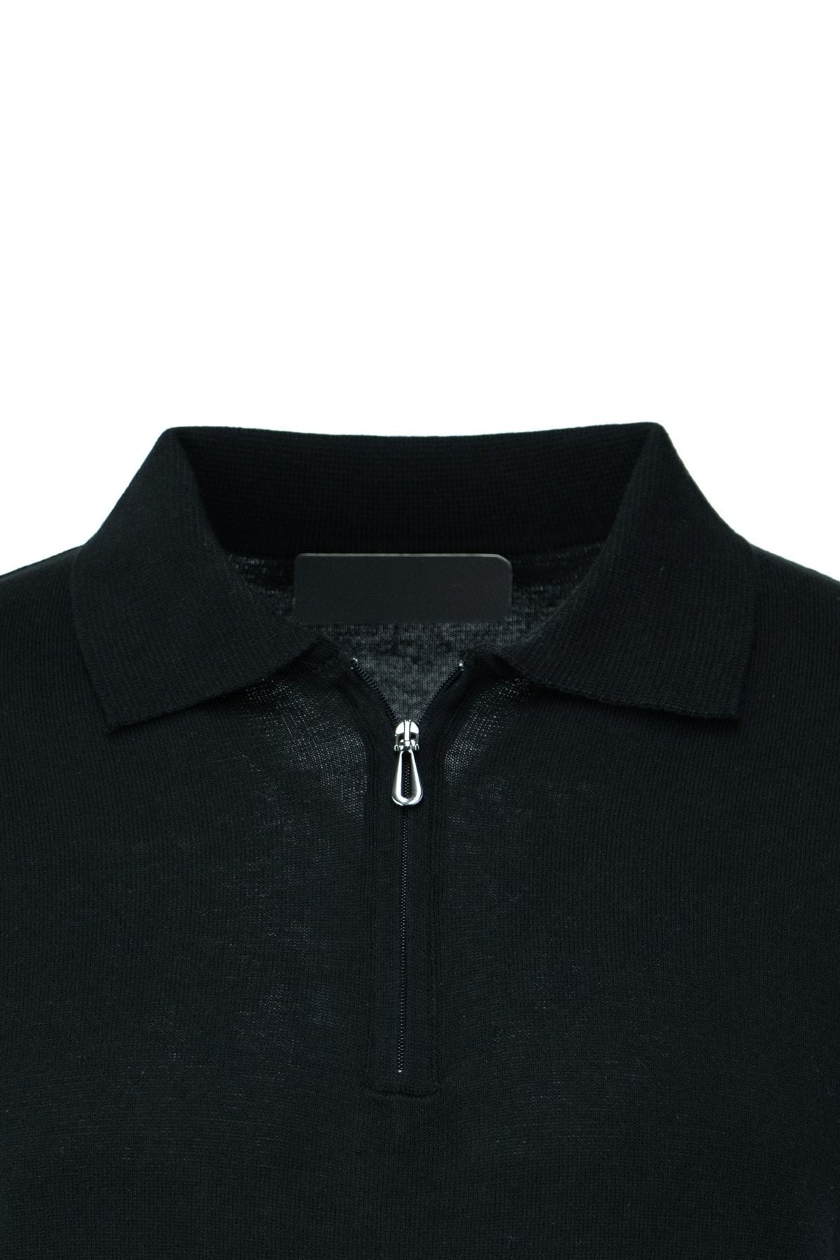 Erkek Polo Yaka Düz Renk Cepsiz Kısa Kol Tam Kalıp Premium Pamuklu Dokuma ince Triko T-Shirt